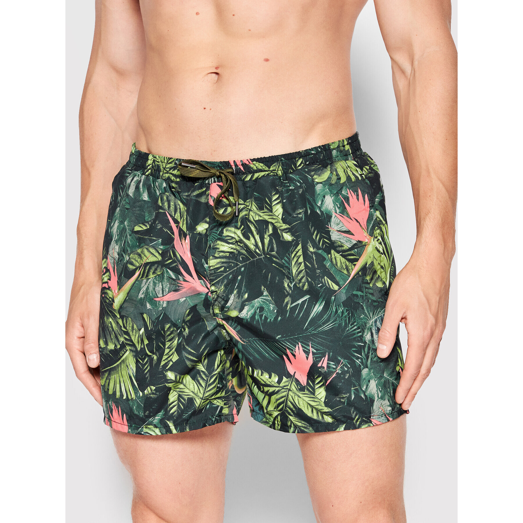 Only & Sons Плувни шорти Ted 22021834 Черен Regular Fit - Pepit.bg