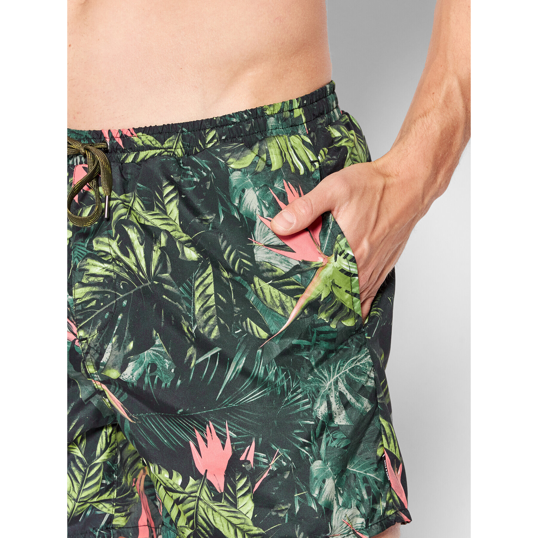 Only & Sons Плувни шорти Ted 22021834 Черен Regular Fit - Pepit.bg