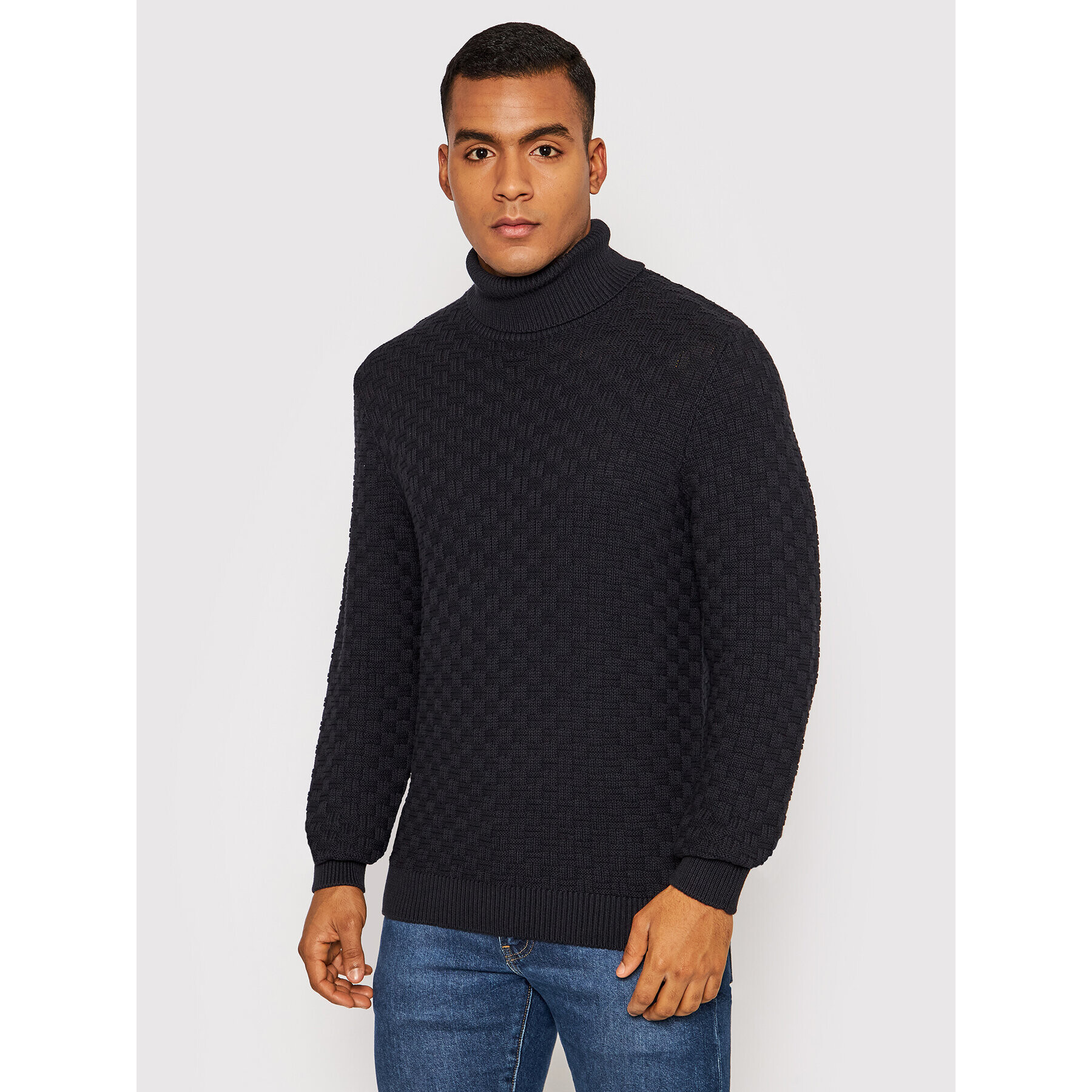 Only & Sons Поло Kay 22020338 Тъмносин Regular Fit - Pepit.bg