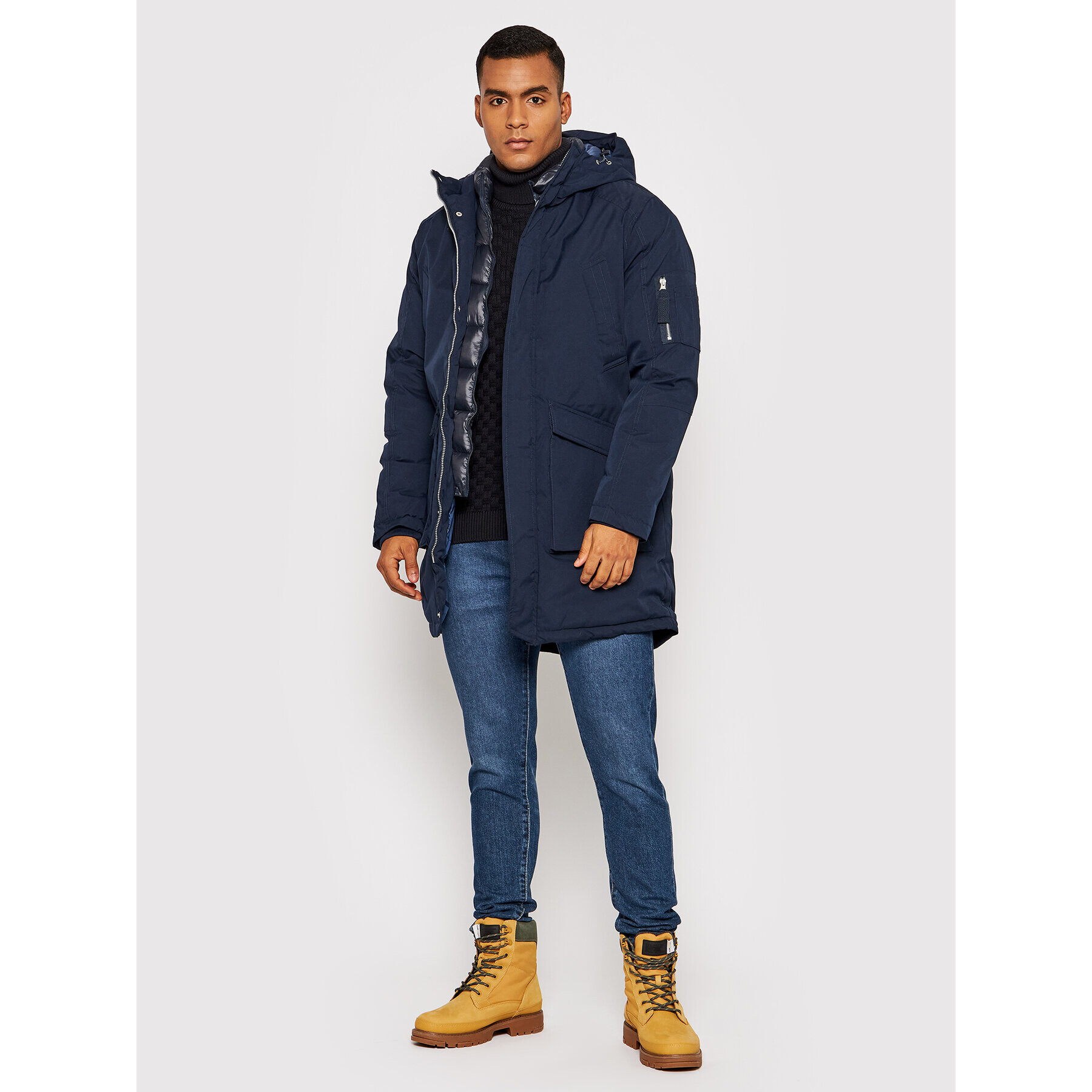 Only & Sons Поло Kay 22020338 Тъмносин Regular Fit - Pepit.bg