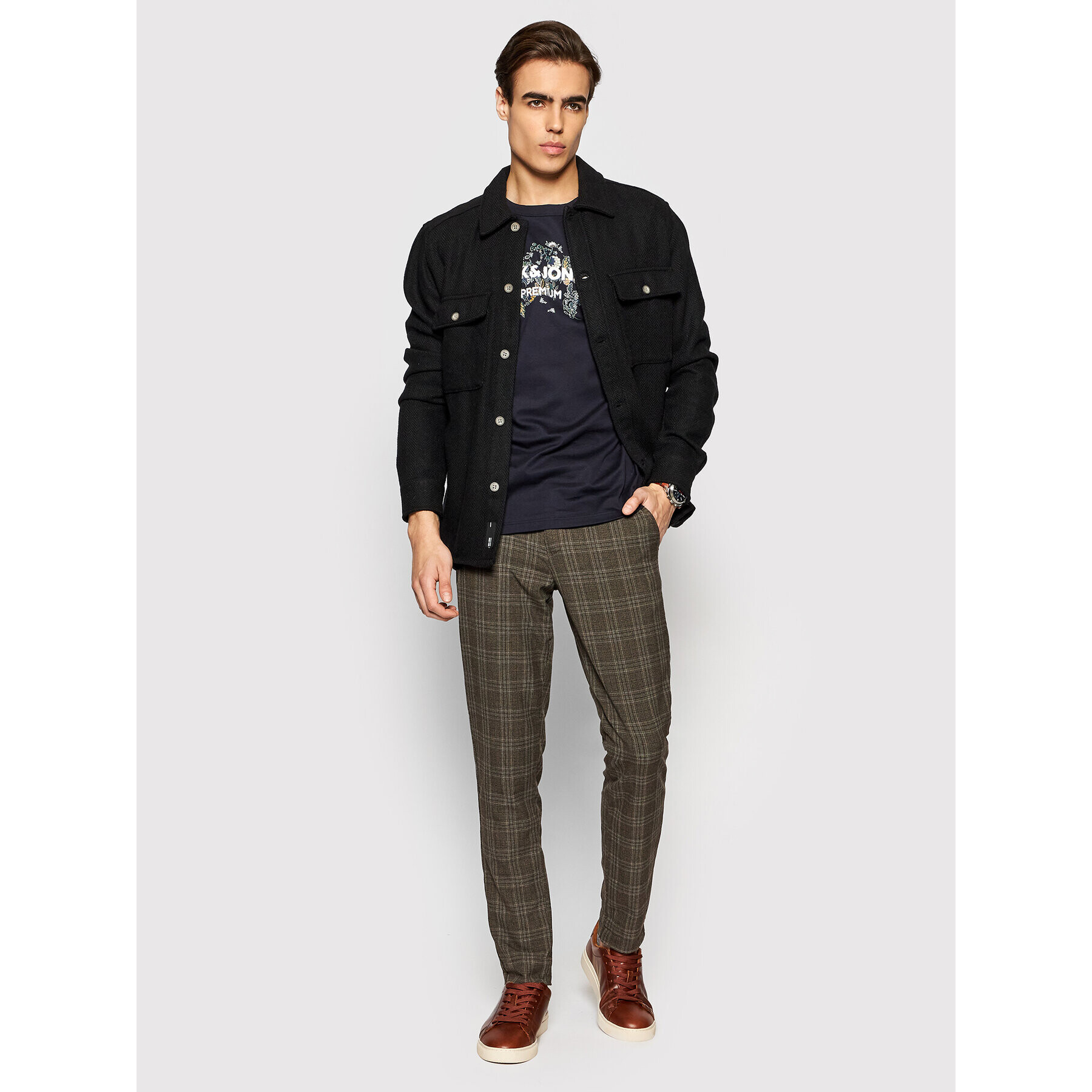 Only & Sons Преходно яке Millerd 22020600 Черен Regular Fit - Pepit.bg