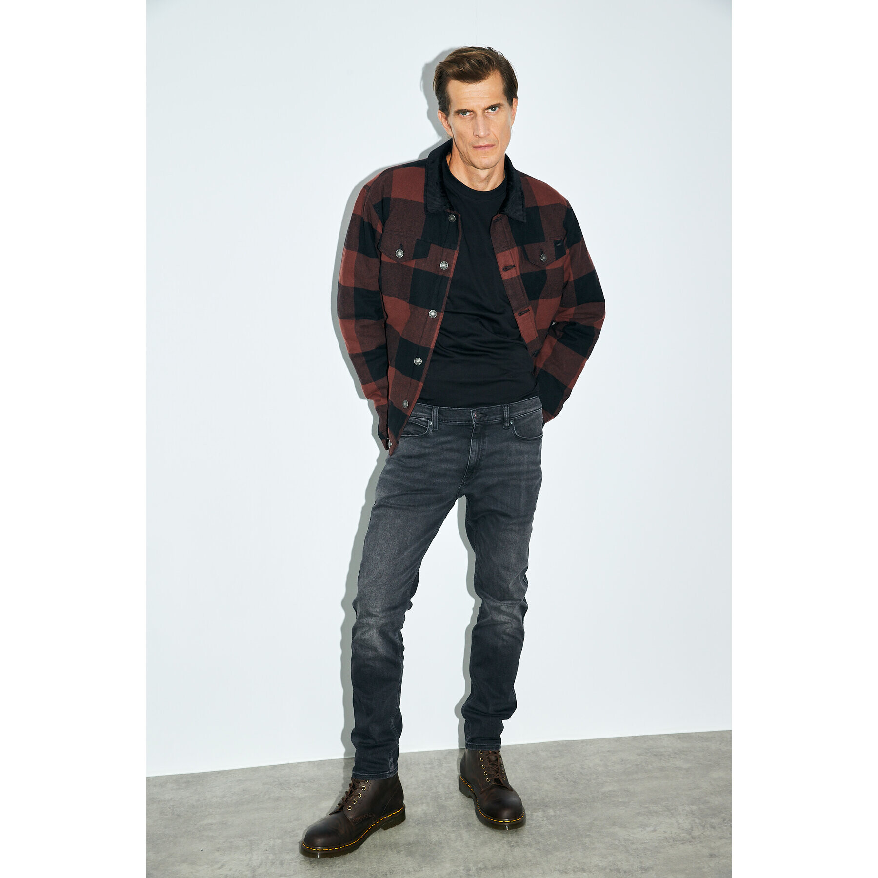 Only & Sons Преходно яке 22026261 Бордо Regular Fit - Pepit.bg