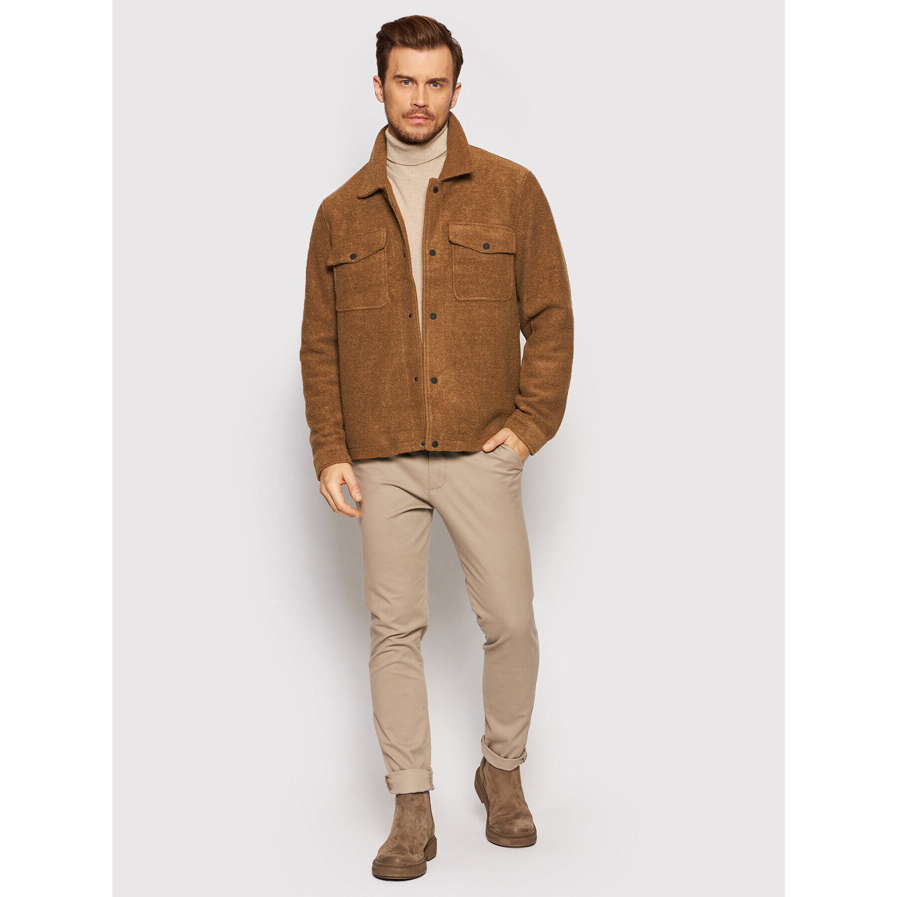 Only & Sons Преходно яке Dex 22019590 Кафяв Regular Fit - Pepit.bg