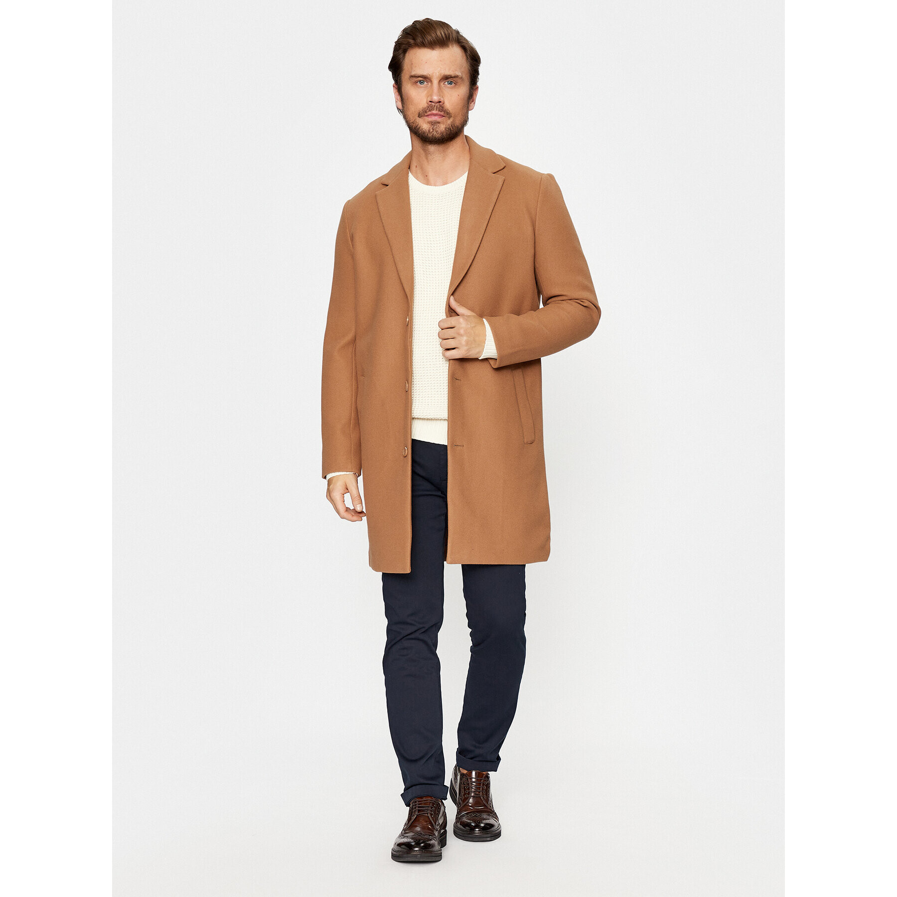 Only & Sons Преходно палто 22025815 Кафяв Regular Fit - Pepit.bg