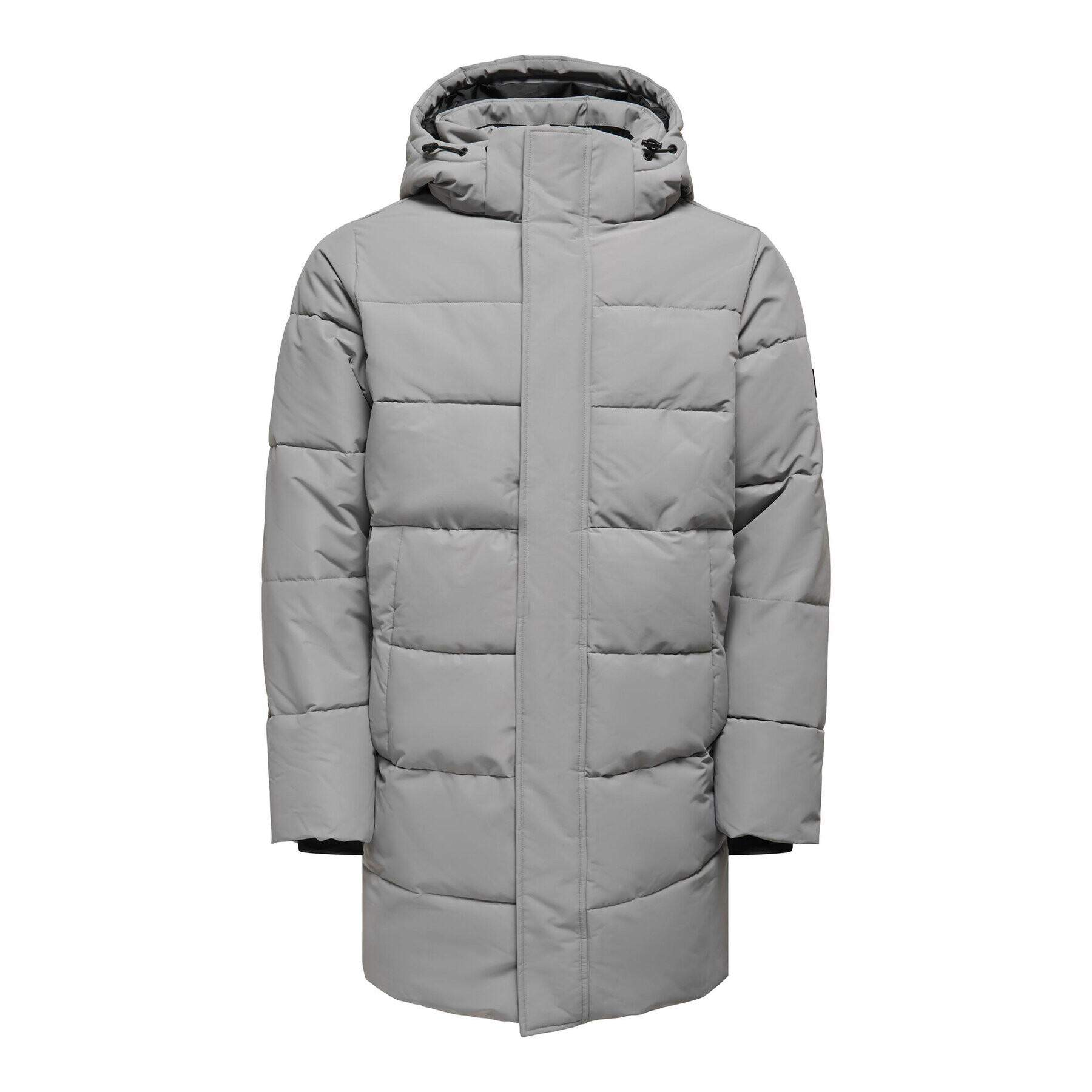 Only & Sons Пухено яке 22020156 Сив Regular Fit - Pepit.bg