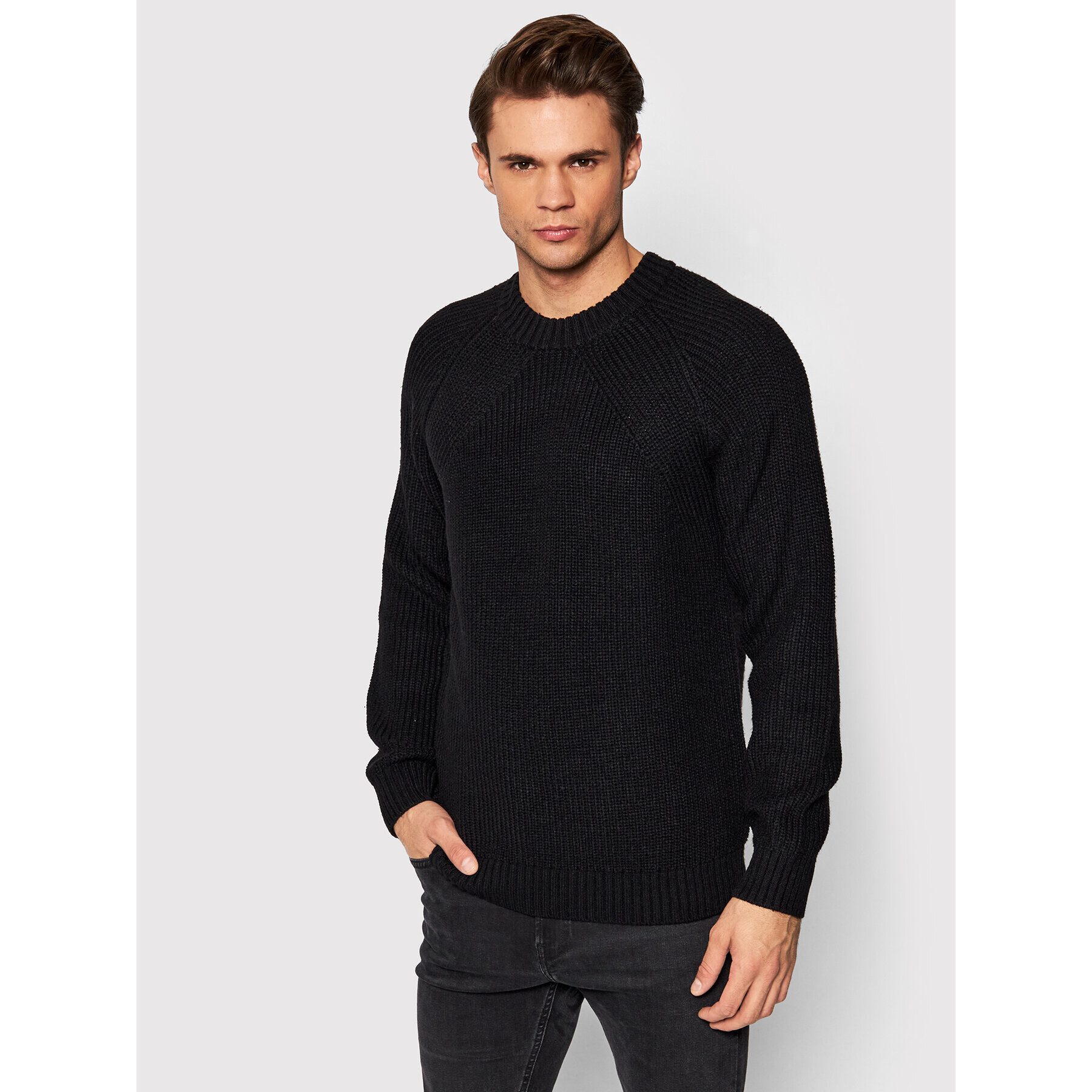 Only & Sons Пуловер Bevin 22021061 Черен Regular Fit - Pepit.bg