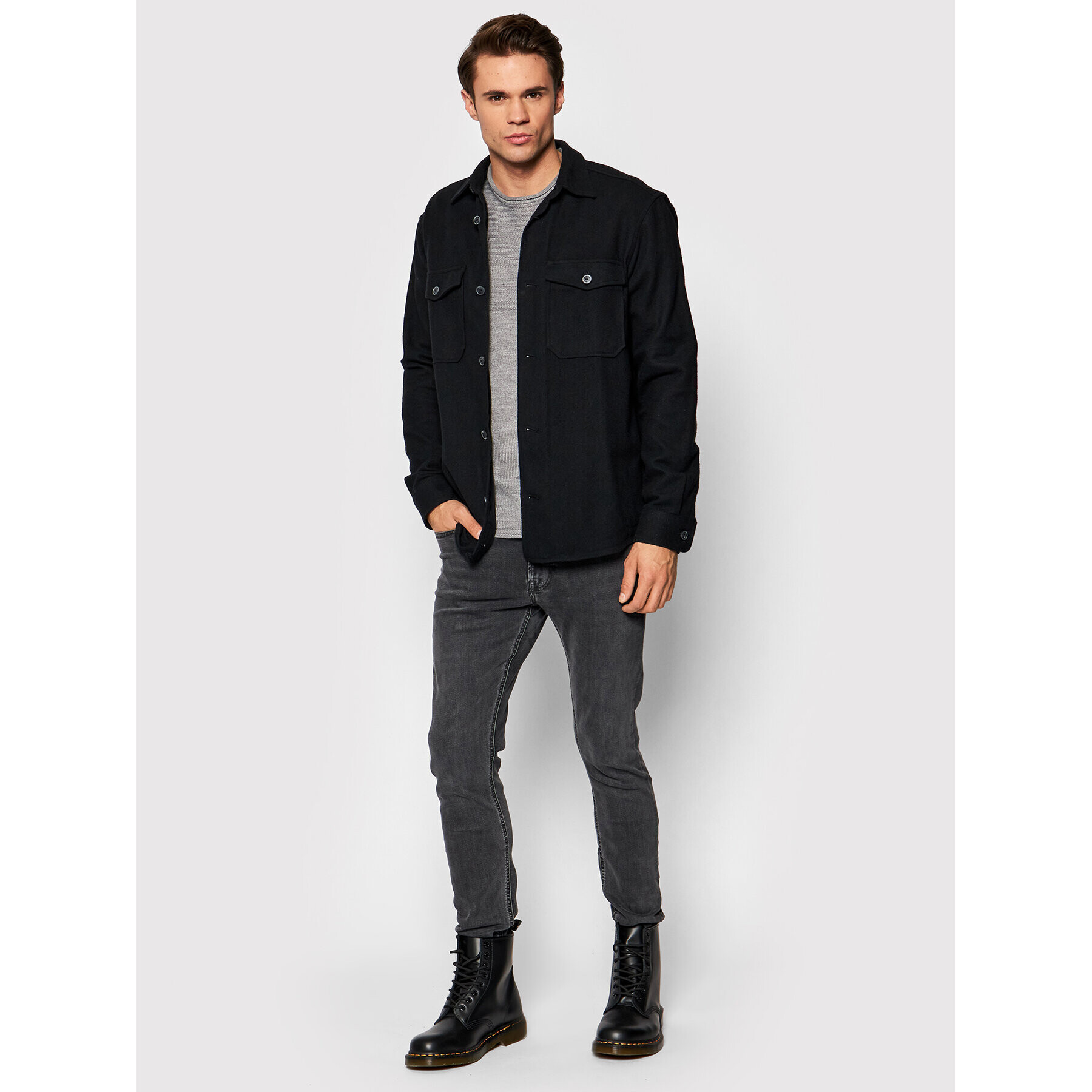 Only & Sons Пуловер Blade 22021678 Сив Regular Fit - Pepit.bg