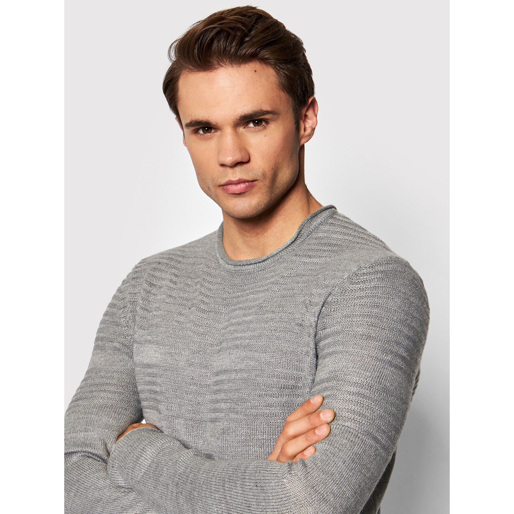 Only & Sons Пуловер Blade 22021678 Сив Regular Fit - Pepit.bg