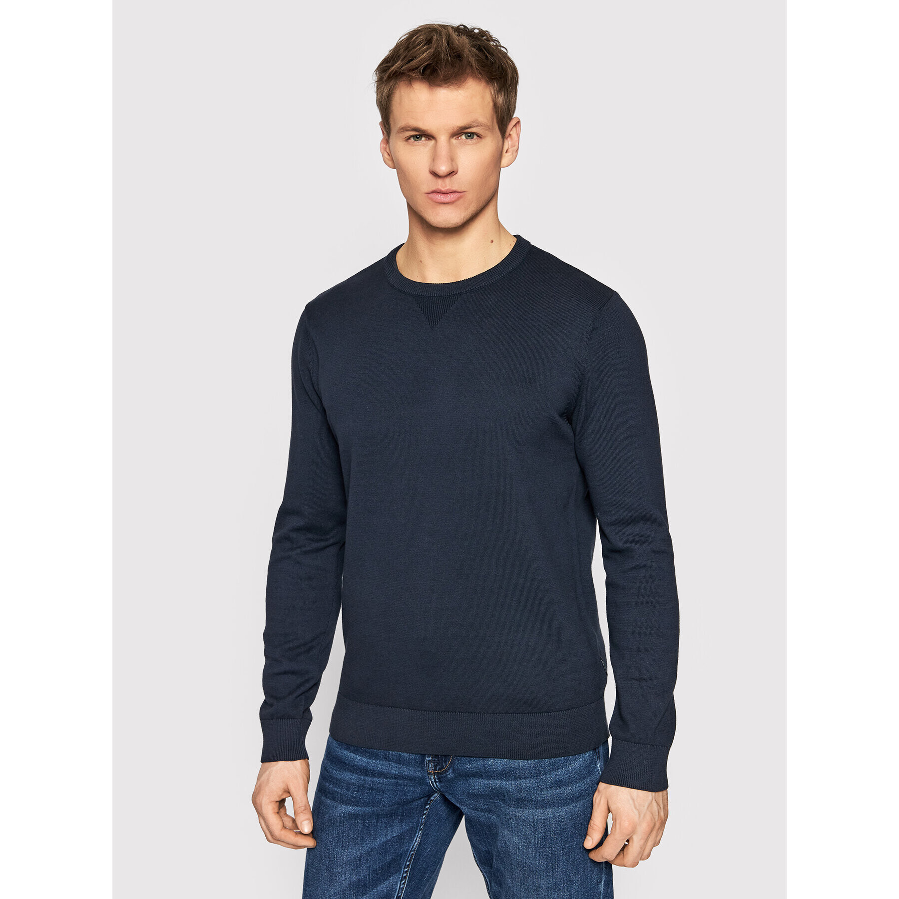 Only & Sons Пуловер Bovi 22023341 Тъмносин Regular Fit - Pepit.bg