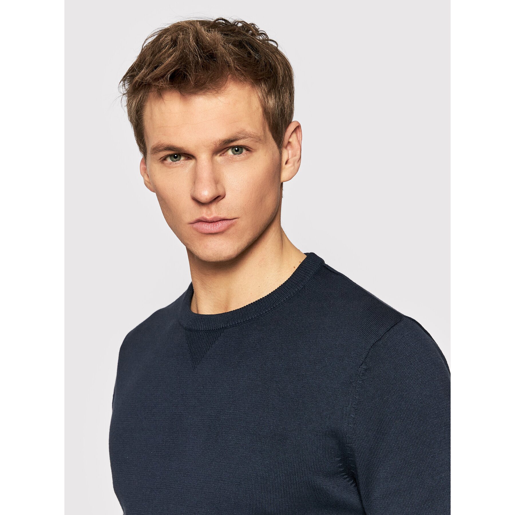 Only & Sons Пуловер Bovi 22023341 Тъмносин Regular Fit - Pepit.bg