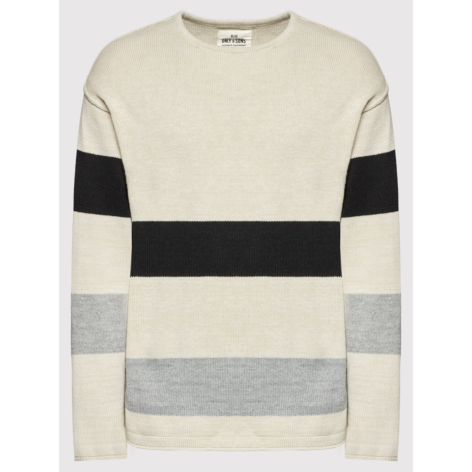 Only & Sons Пуловер Jan 22020990 Сив Regular Fit - Pepit.bg
