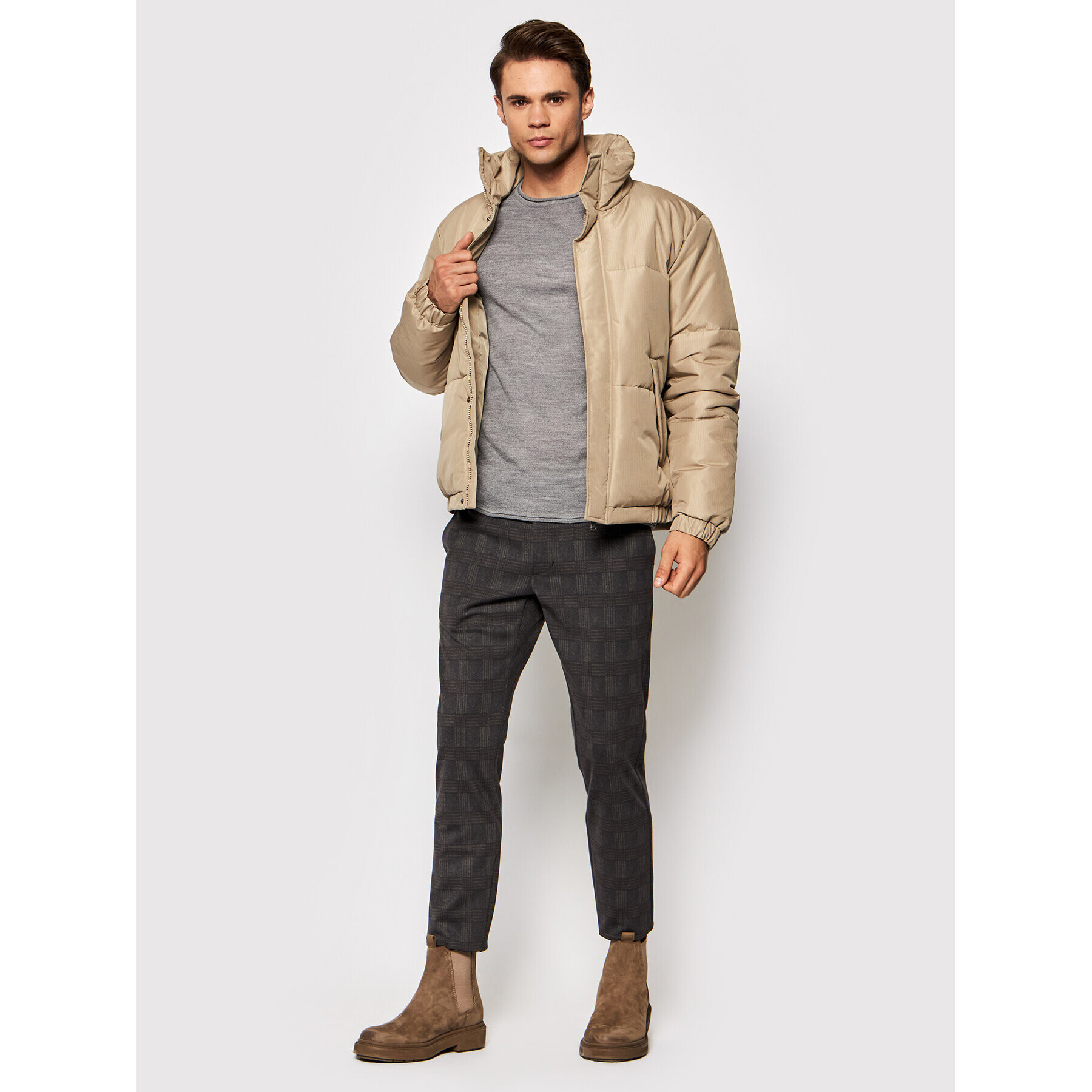 Only & Sons Пуловер Larson 22021662 Сив Regular Fit - Pepit.bg