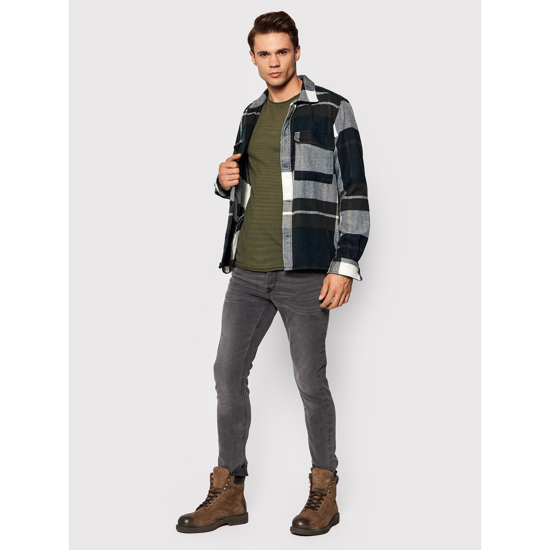 Only & Sons Пуловер Larson 22021662 Зелен Regular Fit - Pepit.bg