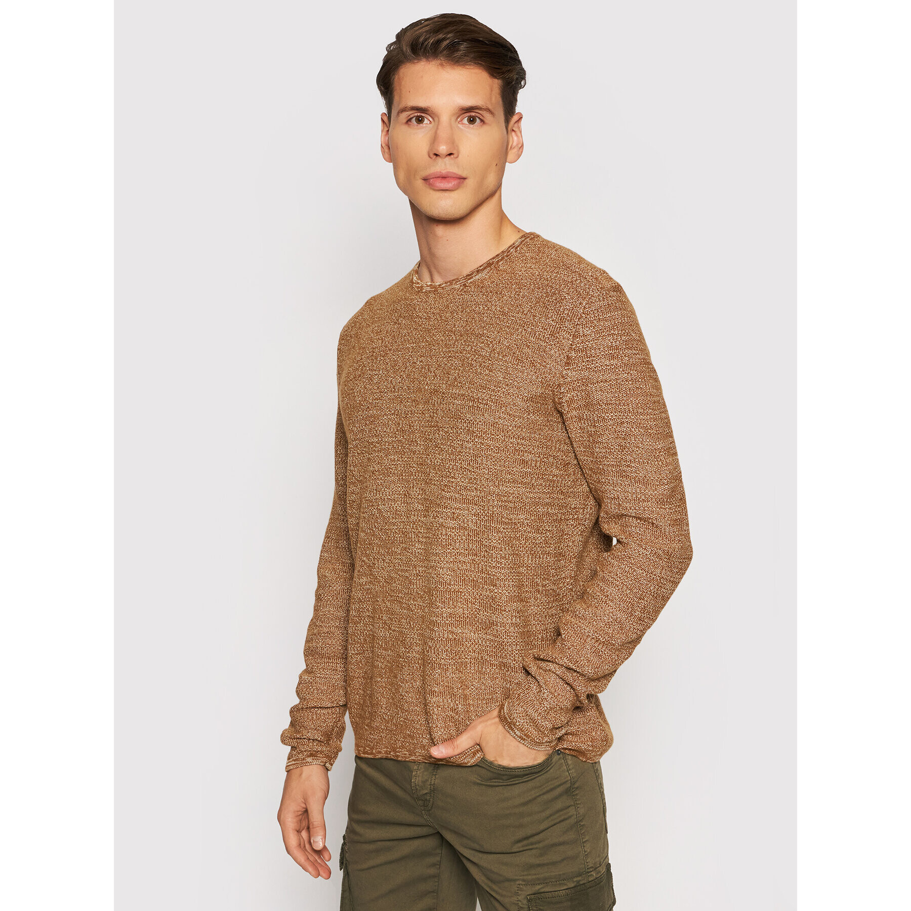 Only & Sons Пуловер Niko 22019979 Кафяв Regular Fit - Pepit.bg