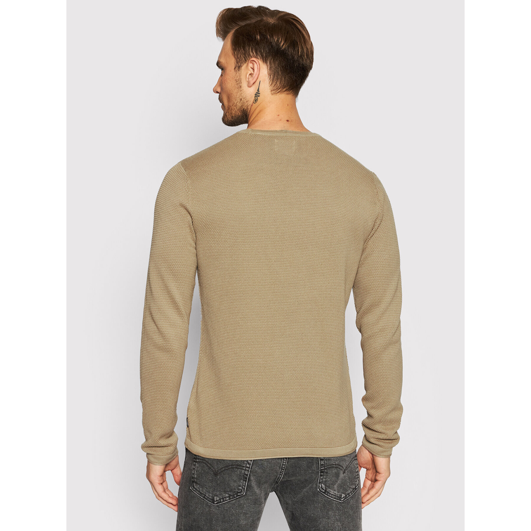 Only & Sons Пуловер Panter 22016980 Кафяв Regular Fit - Pepit.bg