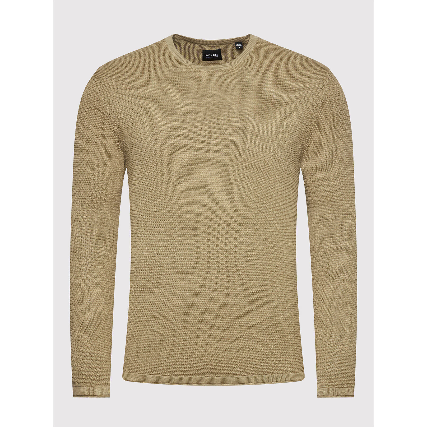 Only & Sons Пуловер Panter 22016980 Кафяв Regular Fit - Pepit.bg