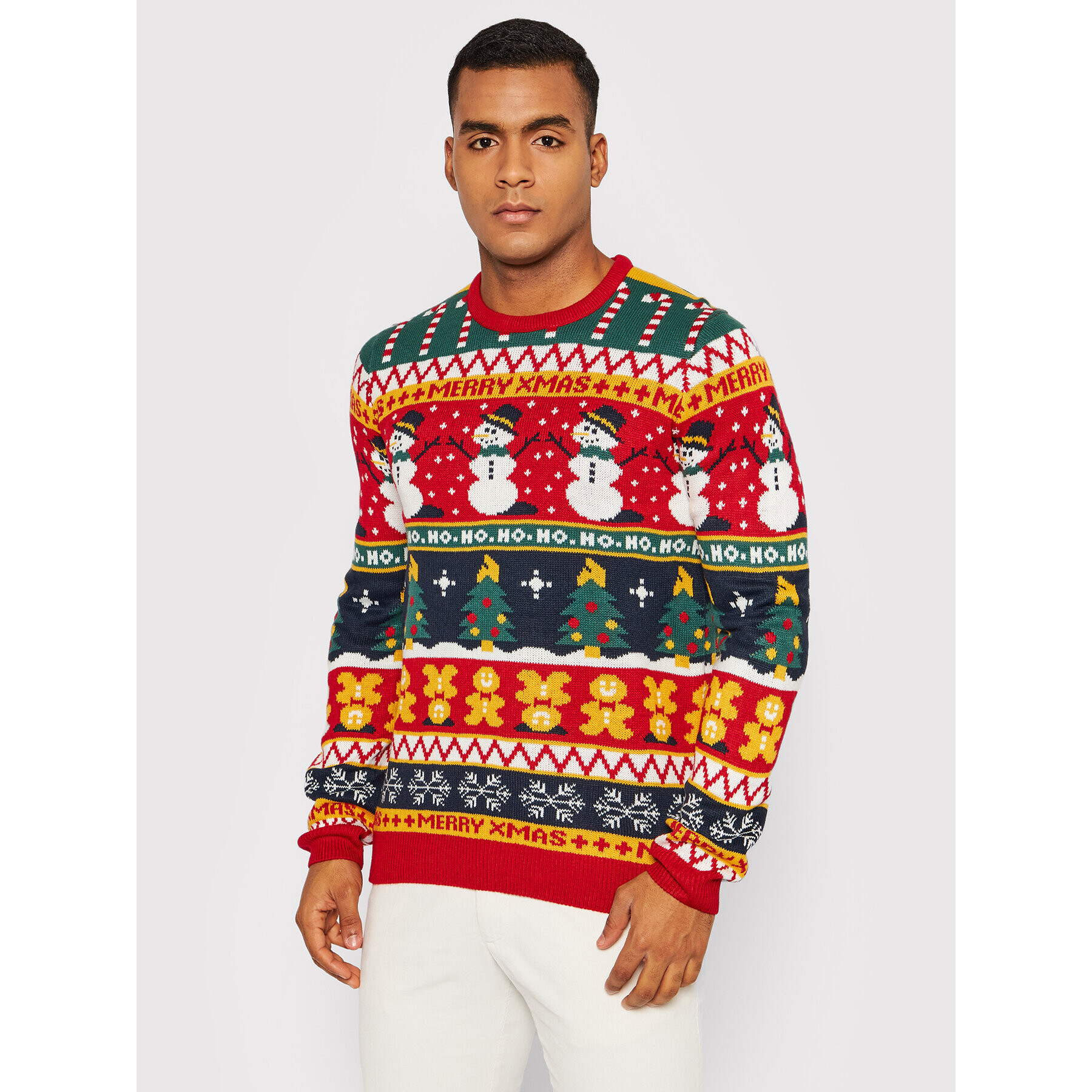 Only & Sons Пуловер XMas 22020940 Цветен Regular Fit - Pepit.bg