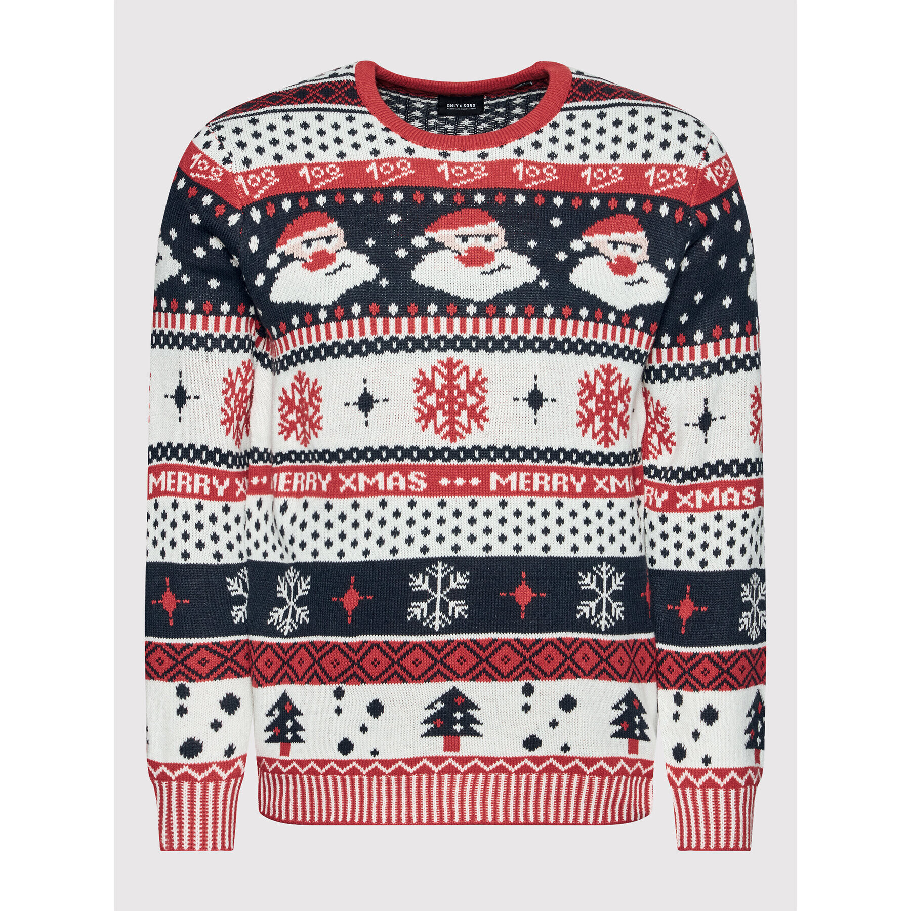 Only & Sons Пуловер XMas 22020940 Цветен Regular Fit - Pepit.bg