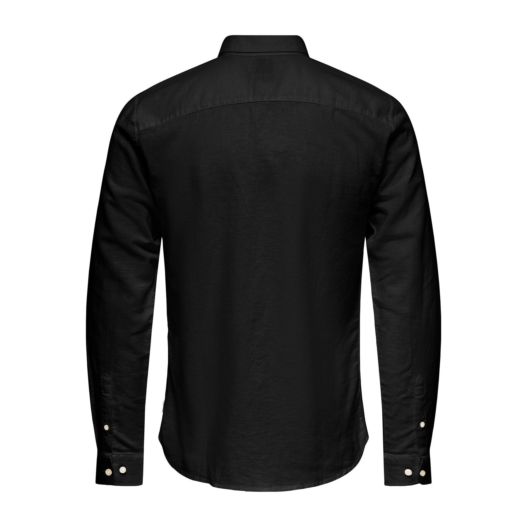 Only & Sons Риза 22012321 Черен Slim Fit - Pepit.bg