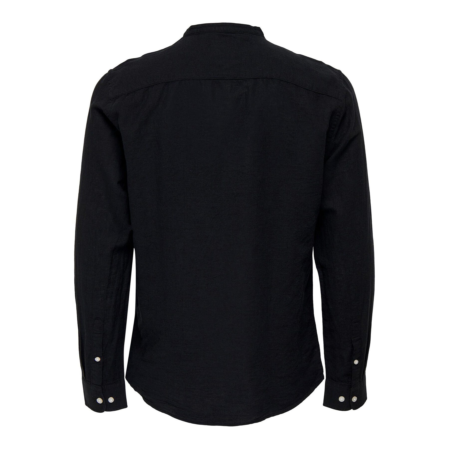 Only & Sons Риза 22019173 Черен Slim Fit - Pepit.bg