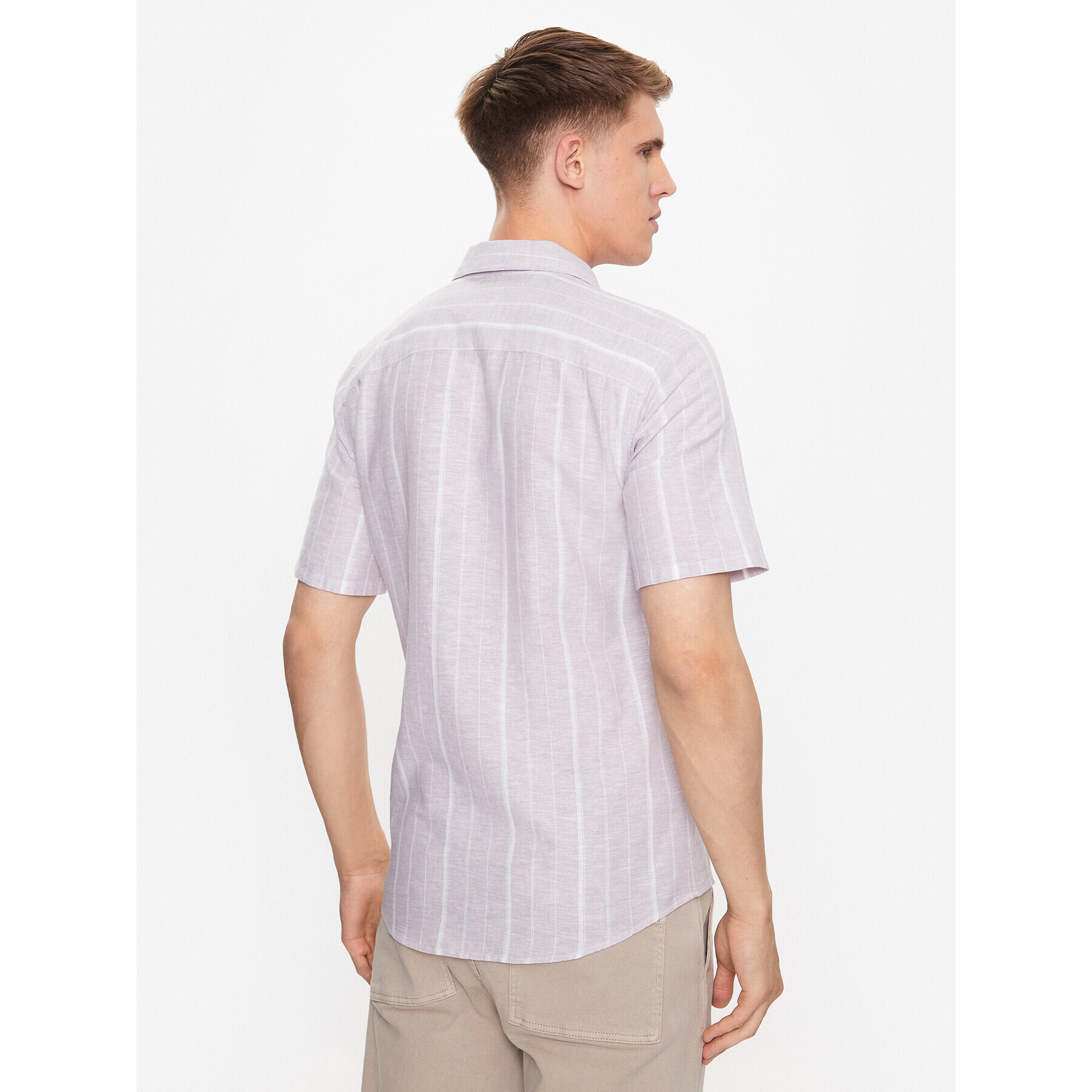 Only & Sons Риза 22025117 Виолетов Slim Fit - Pepit.bg