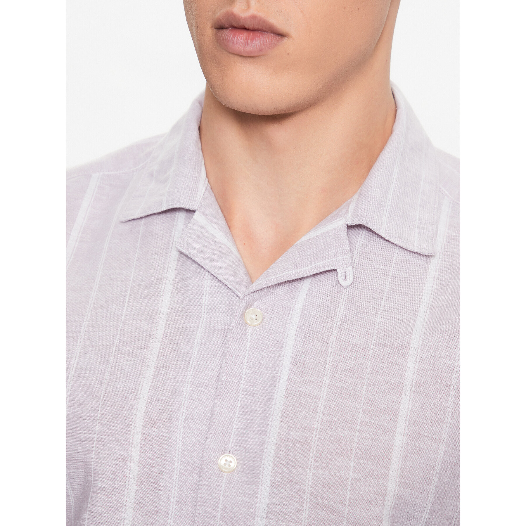 Only & Sons Риза 22025117 Виолетов Slim Fit - Pepit.bg