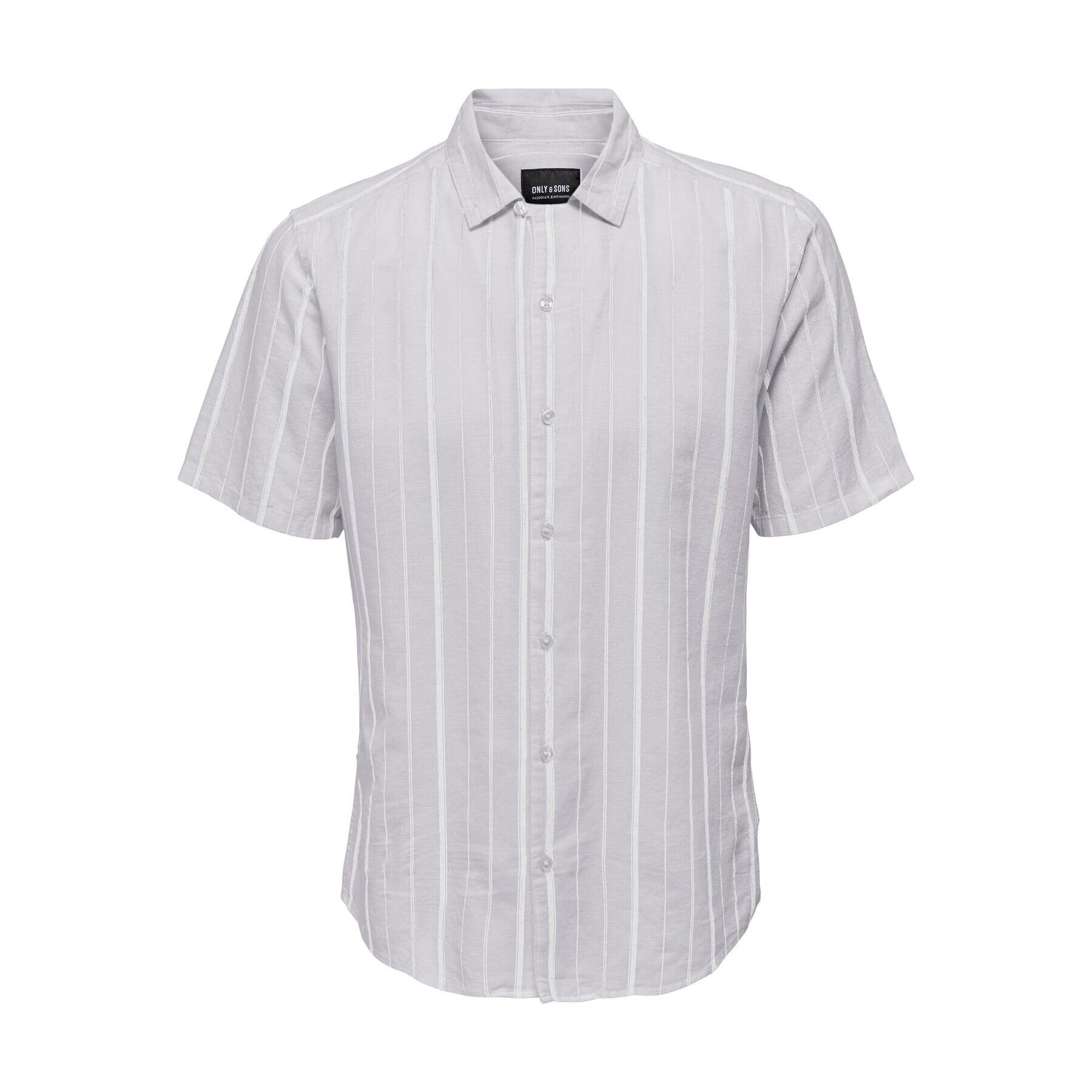 Only & Sons Риза 22025117 Виолетов Slim Fit - Pepit.bg