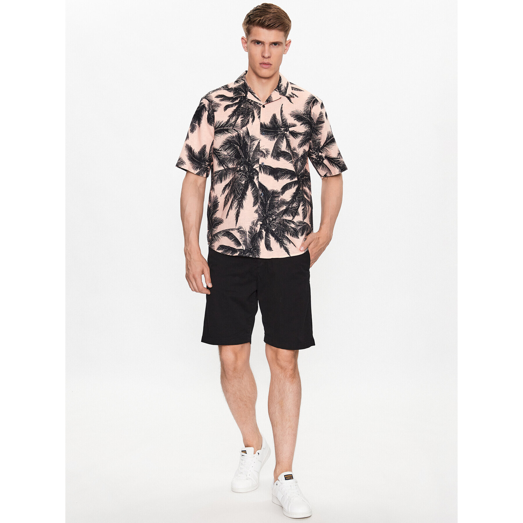 Only & Sons Риза 22025639 Розов Relaxed Fit - Pepit.bg