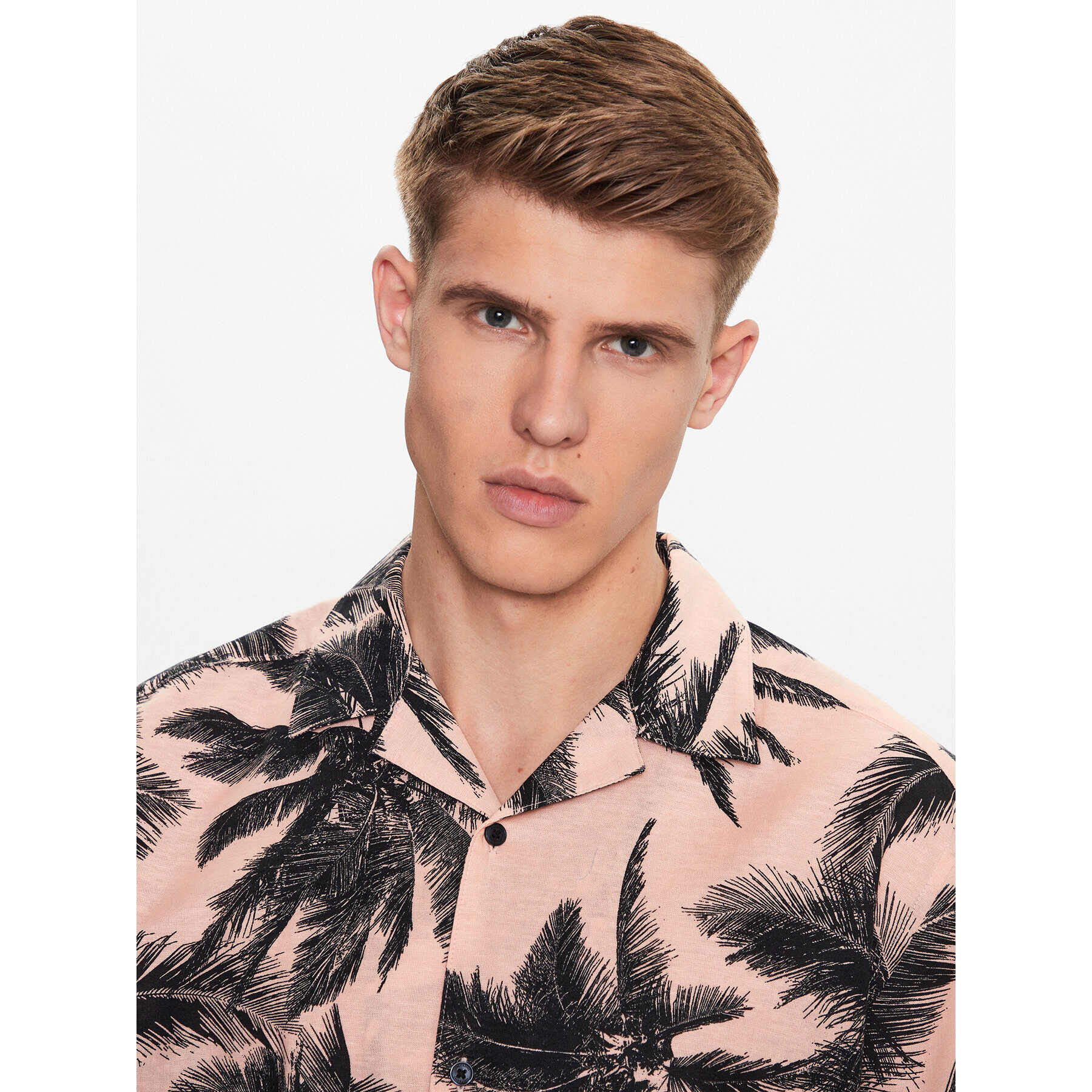 Only & Sons Риза 22025639 Розов Relaxed Fit - Pepit.bg