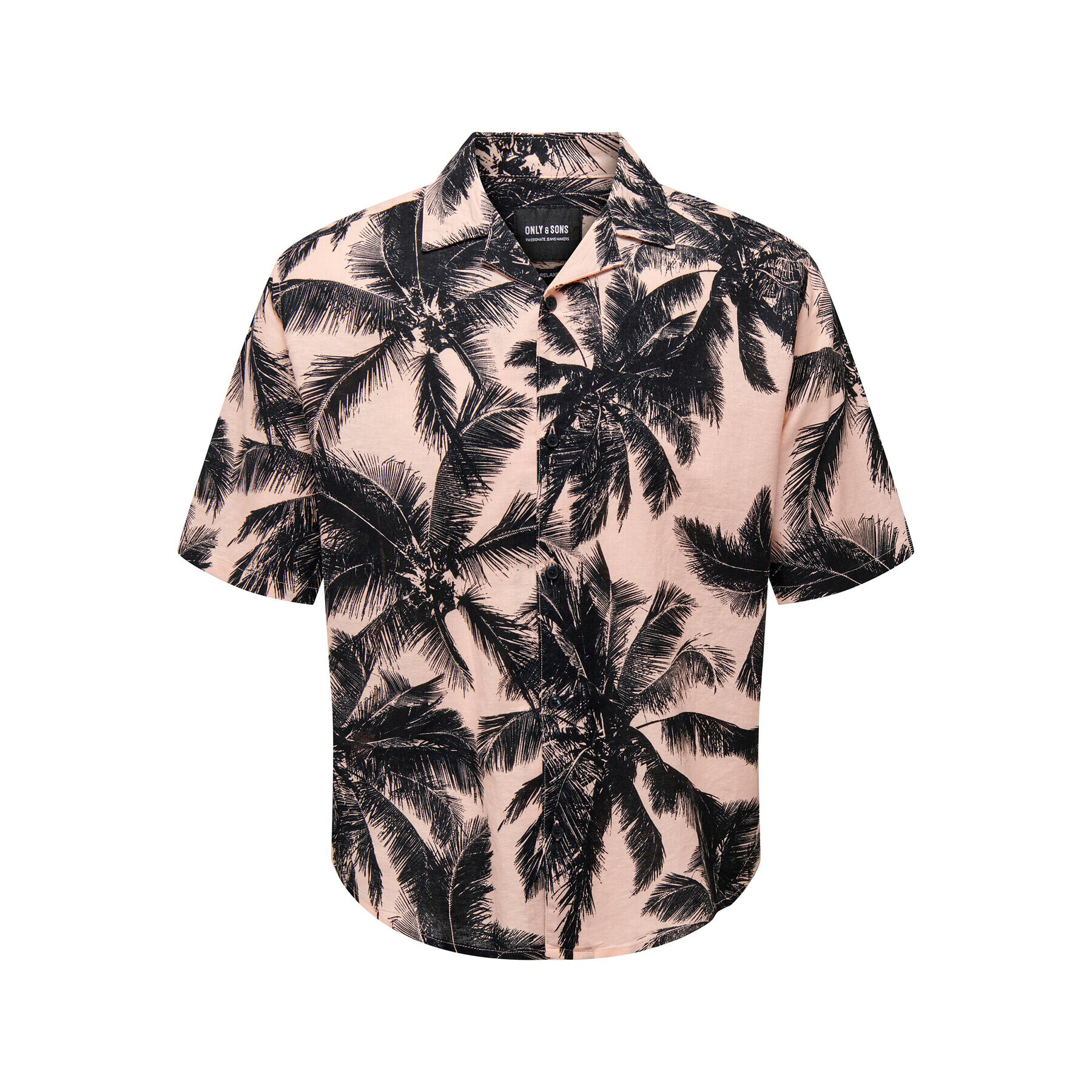 Only & Sons Риза 22025639 Розов Relaxed Fit - Pepit.bg