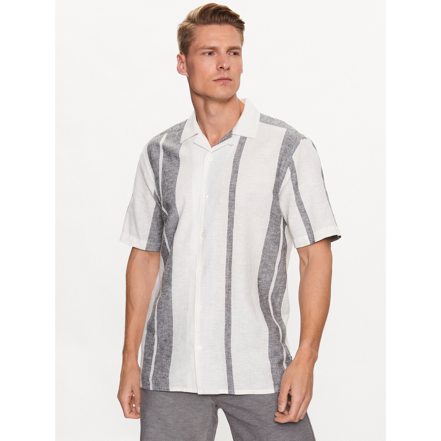 Only & Sons Риза 22026109 Бял Regular Fit - Pepit.bg