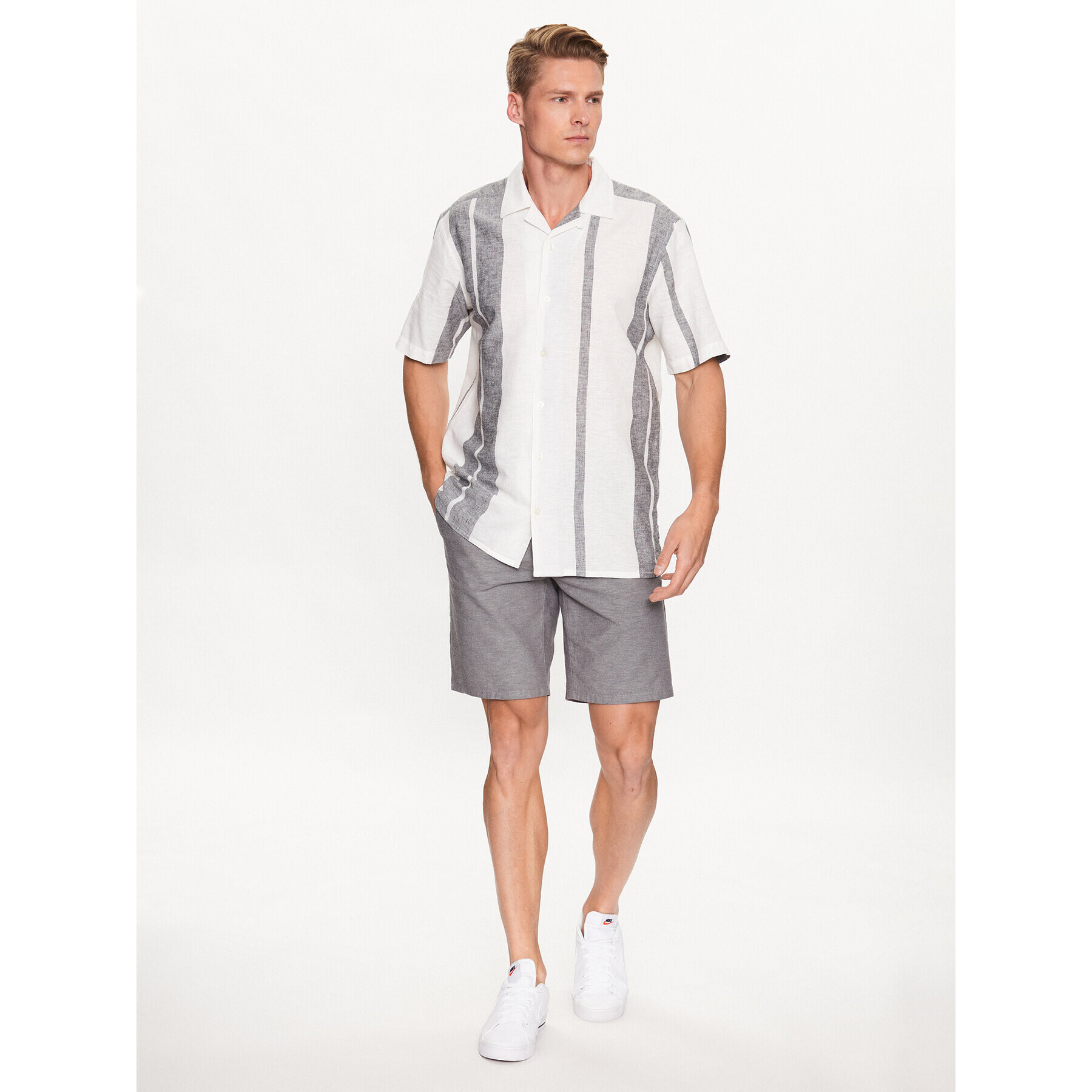 Only & Sons Риза 22026109 Бял Regular Fit - Pepit.bg
