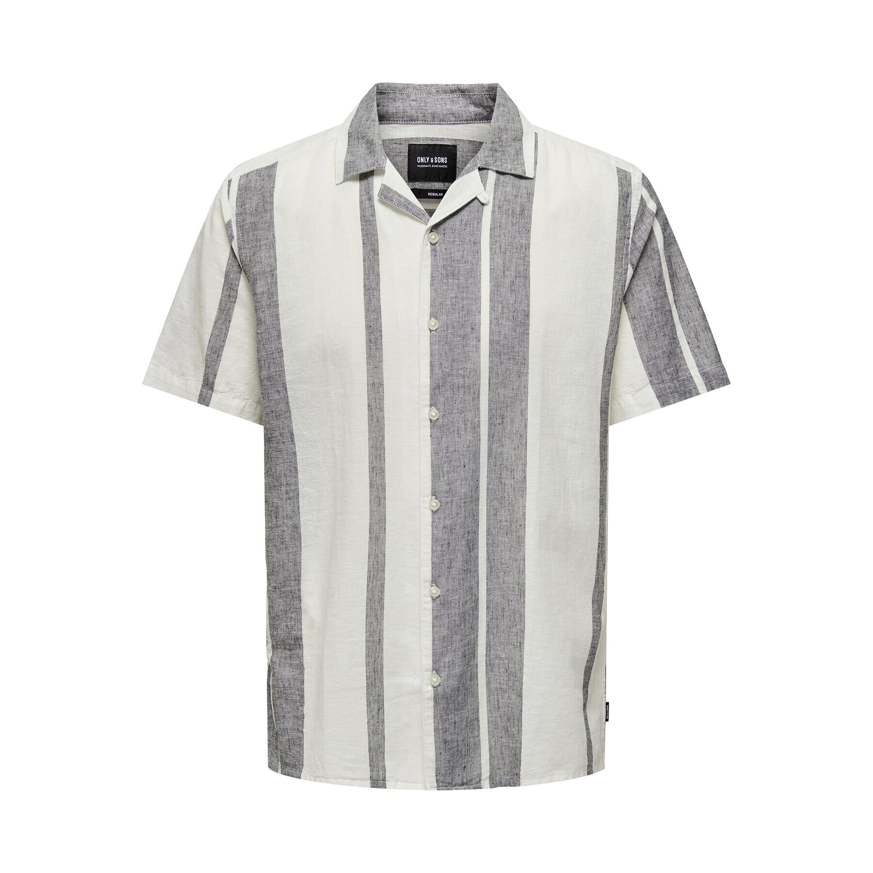 Only & Sons Риза 22026109 Бял Regular Fit - Pepit.bg