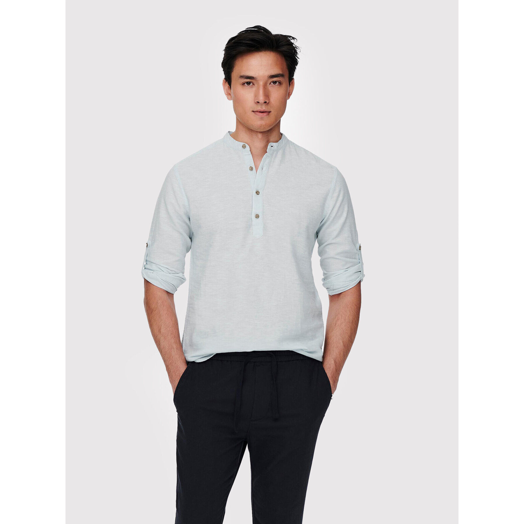 Only & Sons Риза Caiden 22009883 Син Regular Fit - Pepit.bg