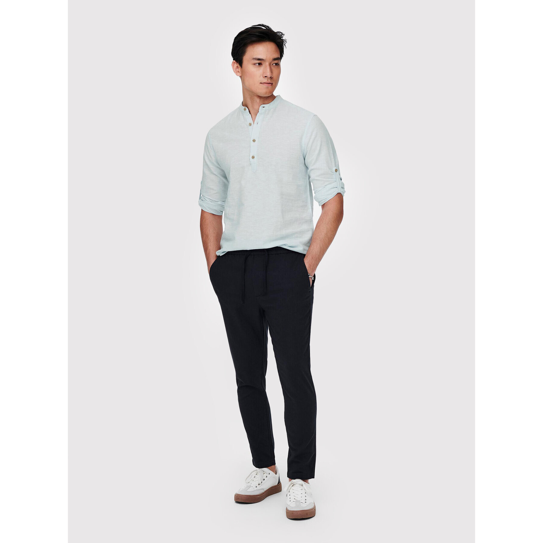 Only & Sons Риза Caiden 22009883 Син Regular Fit - Pepit.bg