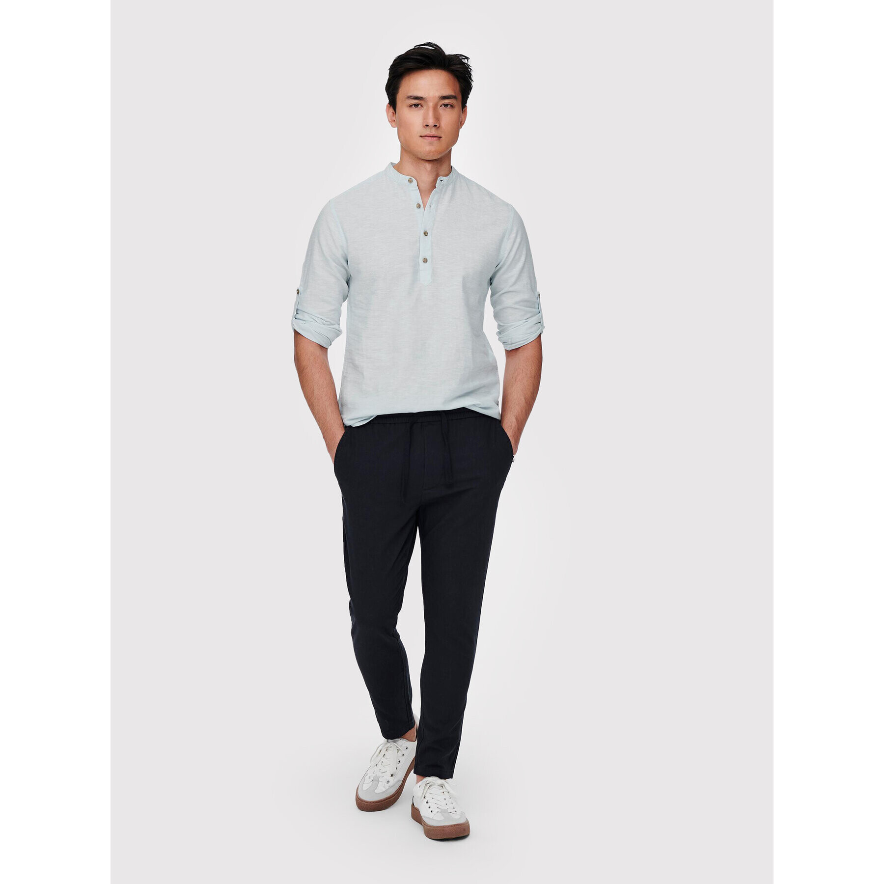 Only & Sons Риза Caiden 22009883 Син Regular Fit - Pepit.bg