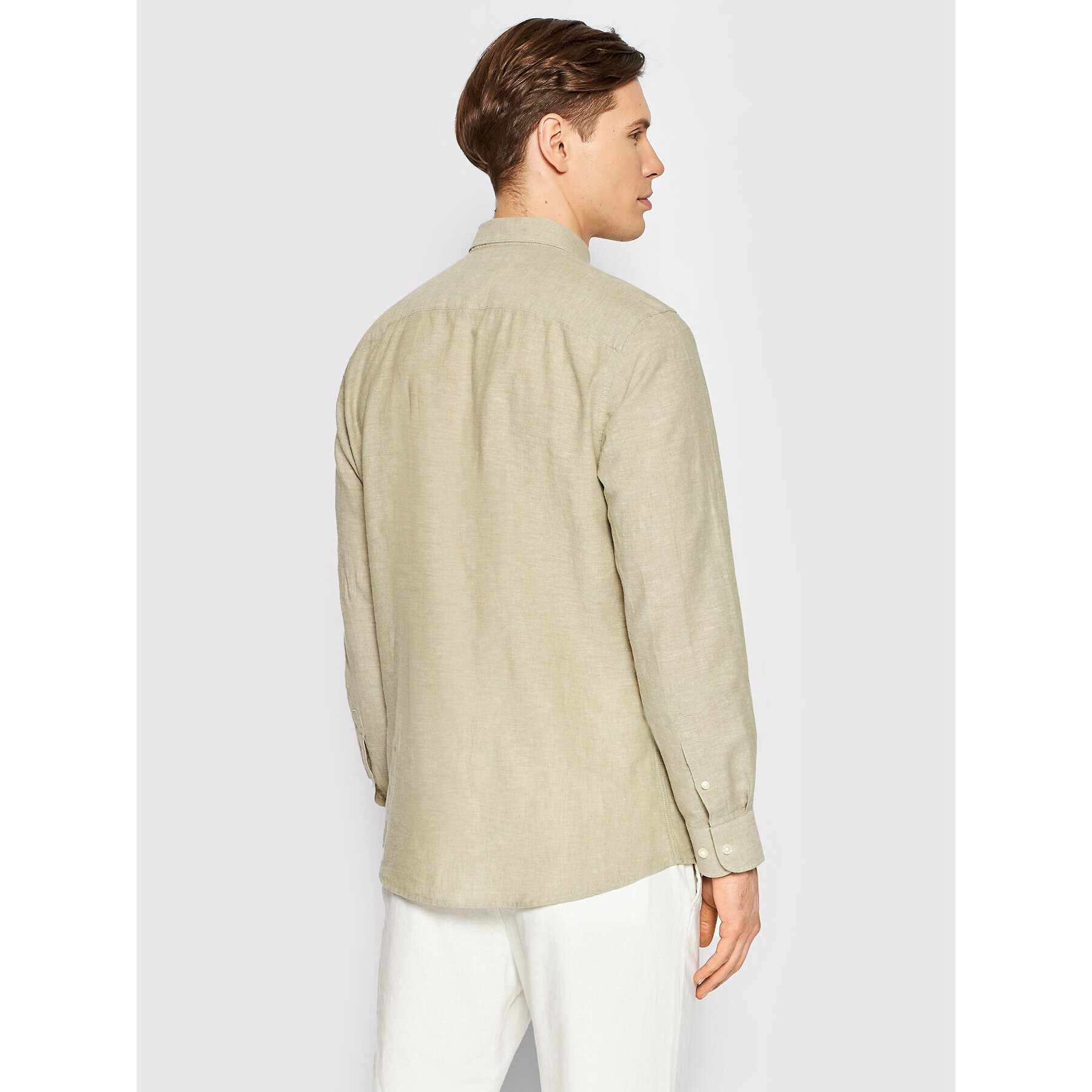 Only & Sons Риза Caiden 22012321 Зелен Slim Fit - Pepit.bg