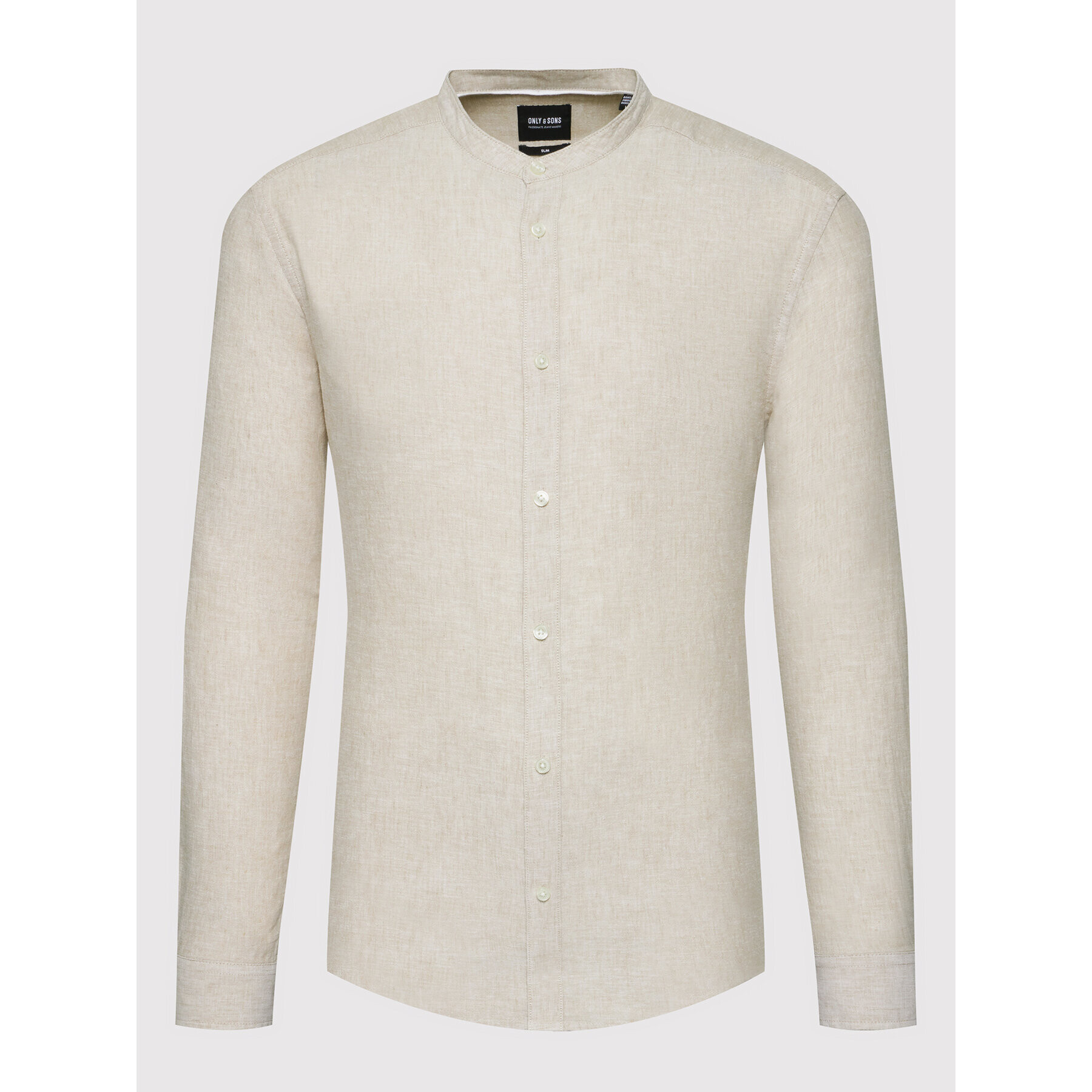 Only & Sons Риза Caiden 22019173 Бежов Regular Fit - Pepit.bg