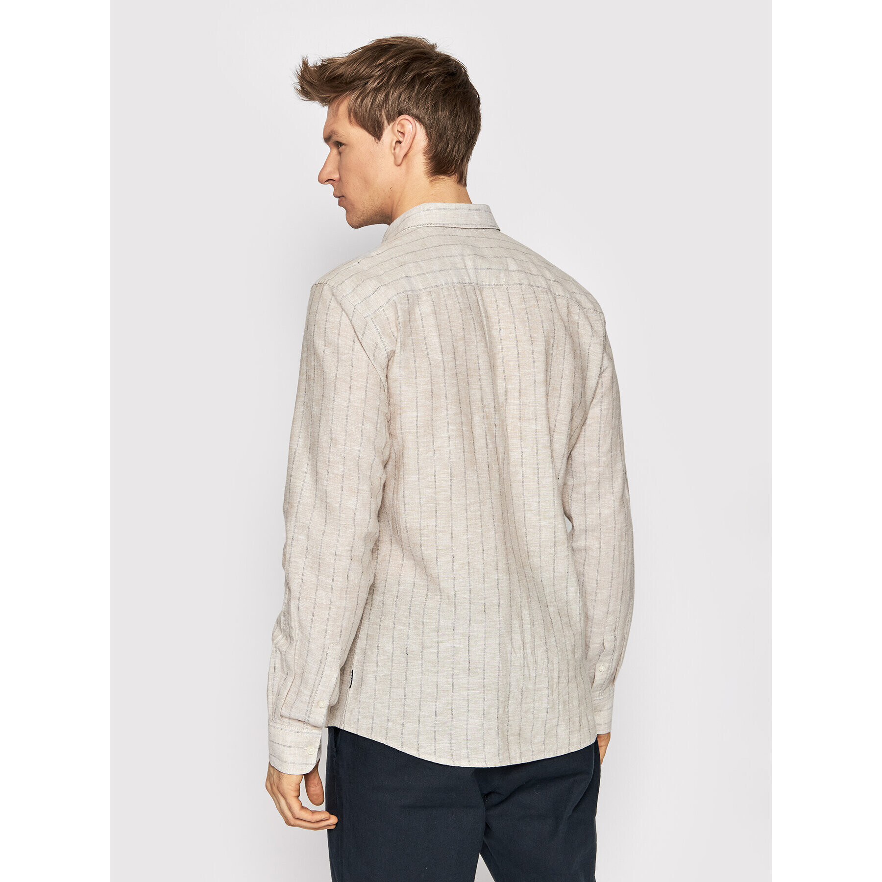 Only & Sons Риза Caiden 22021970 Бежов Regular Fit - Pepit.bg