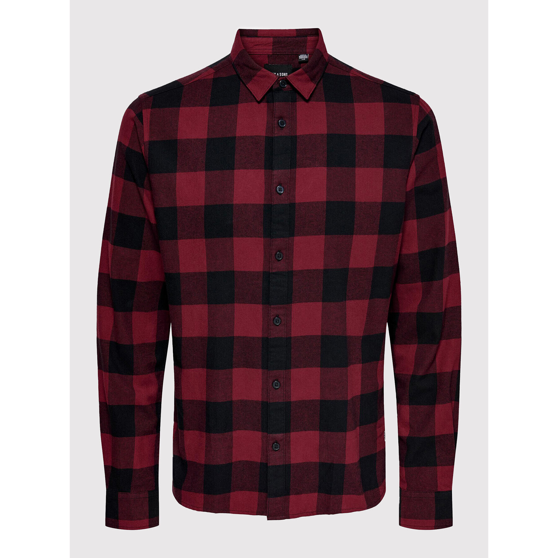 Only & Sons Риза Gudmund 22007112 Бордо Slim Fit - Pepit.bg