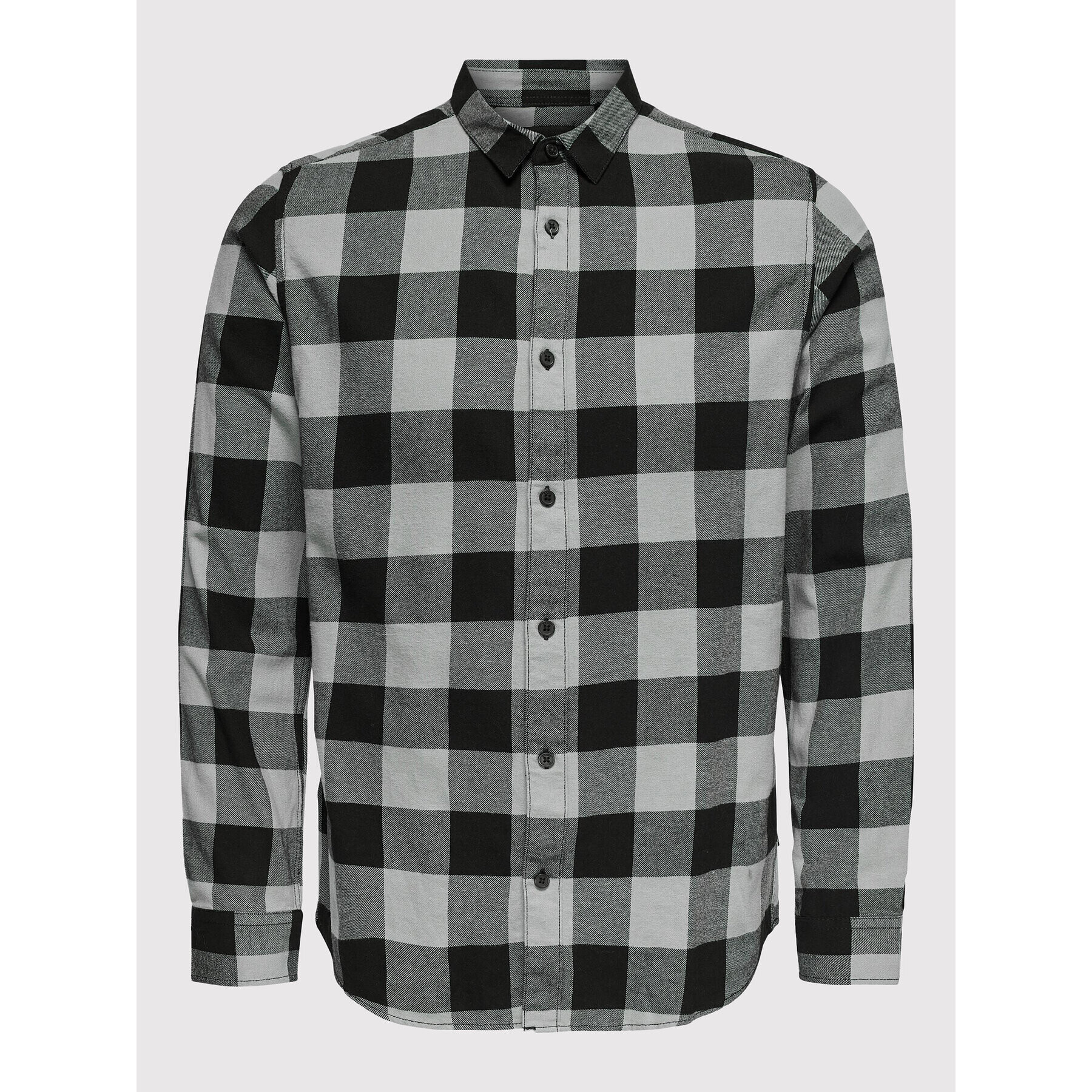 Only & Sons Риза Gudmund 22007112 Сив Slim Fit - Pepit.bg