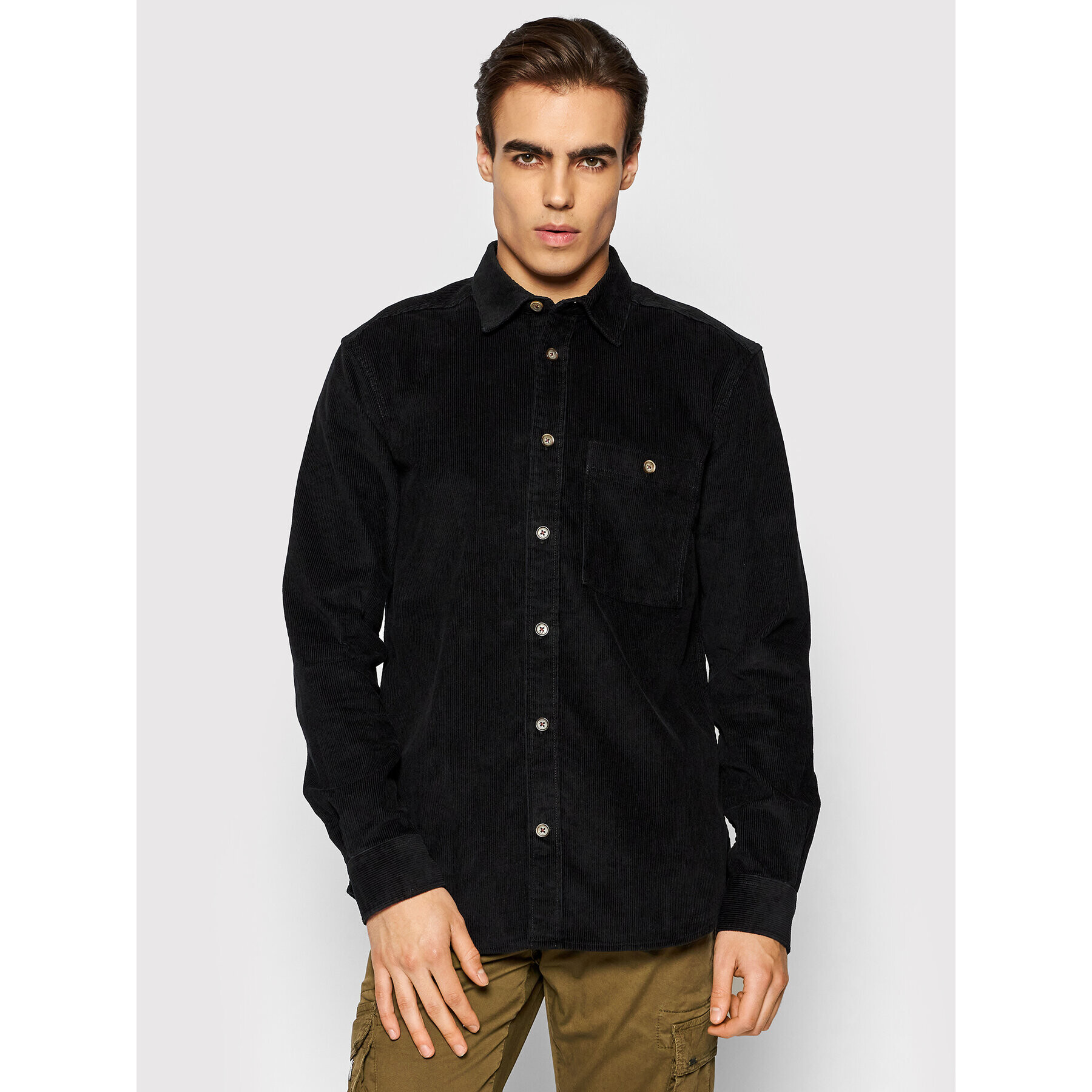 Only & Sons Риза Marek 22020596 Черен Regular Fit - Pepit.bg