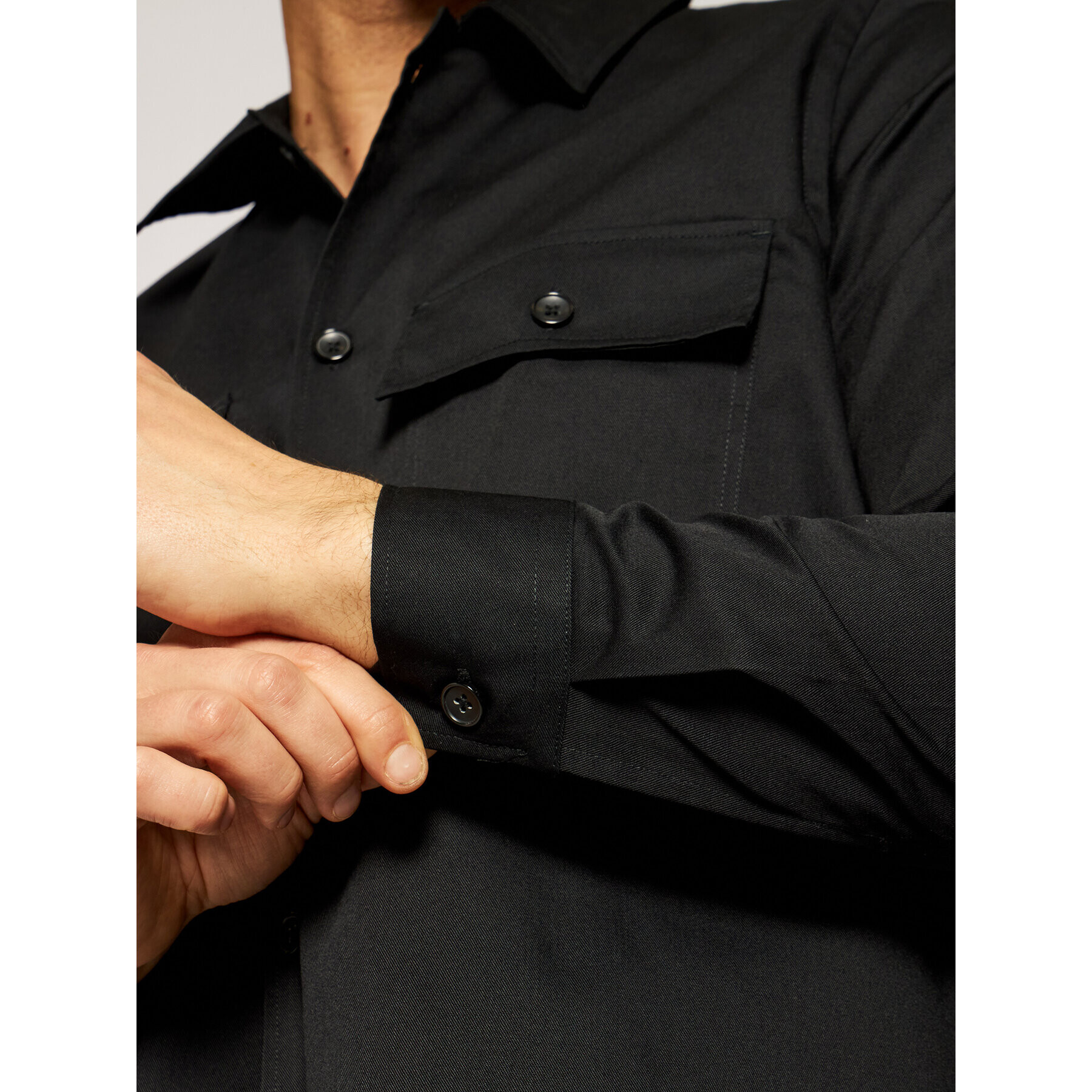 Only & Sons Риза Noar 22020800 Черен Oversize - Pepit.bg