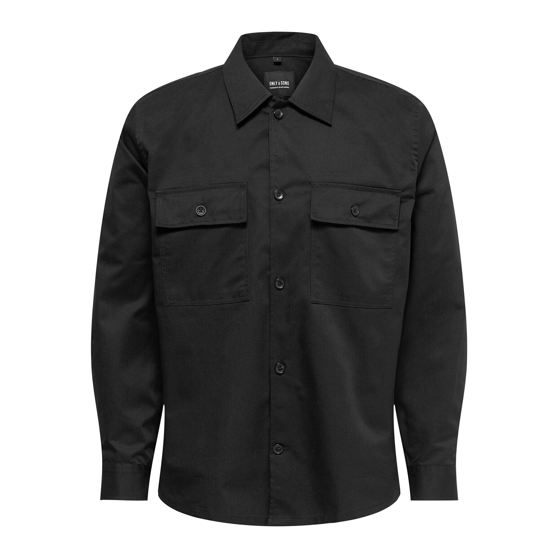 Only & Sons Риза Noar 22020800 Черен Oversize - Pepit.bg