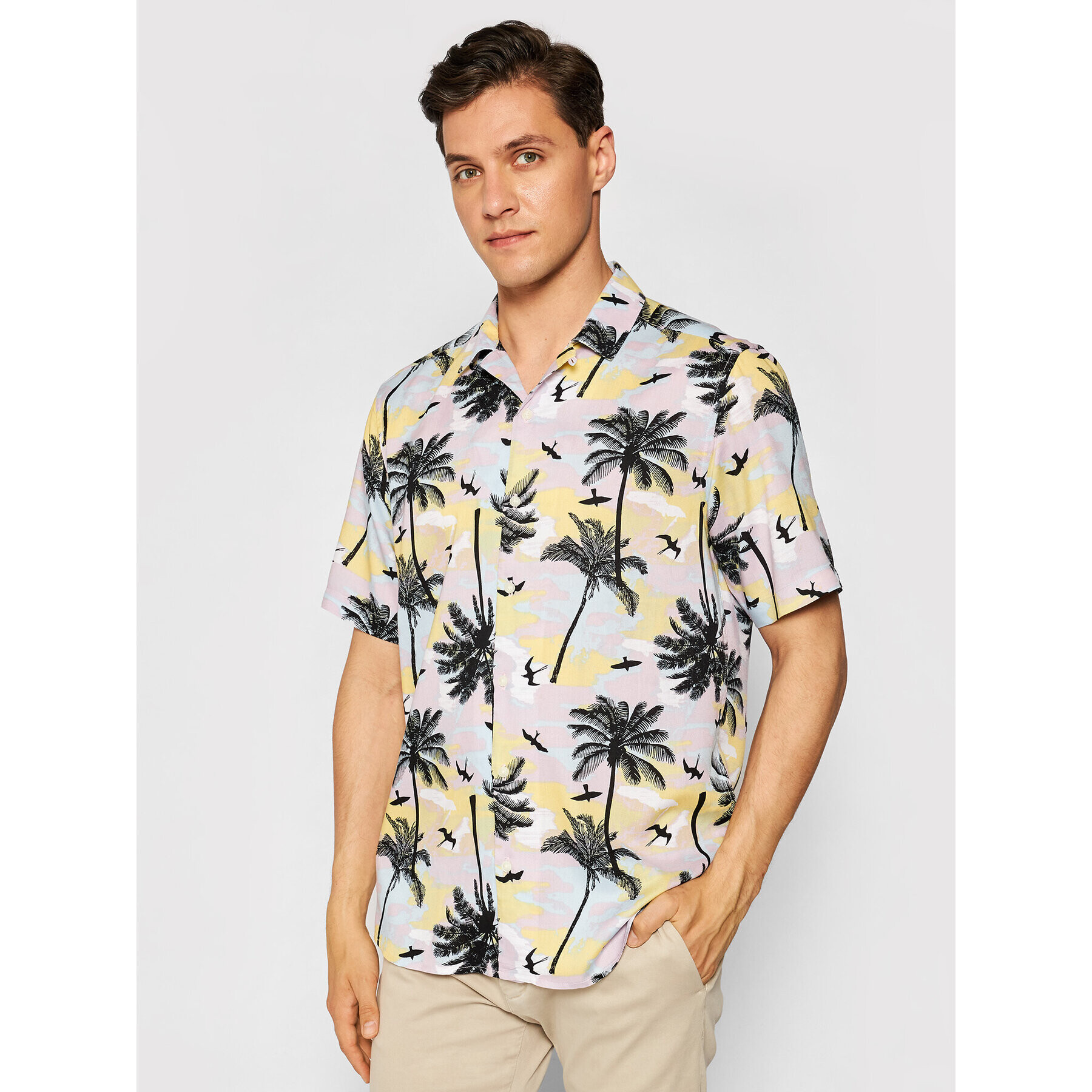 Only & Sons Риза Palm 22019157 Цветен Regular Fit - Pepit.bg