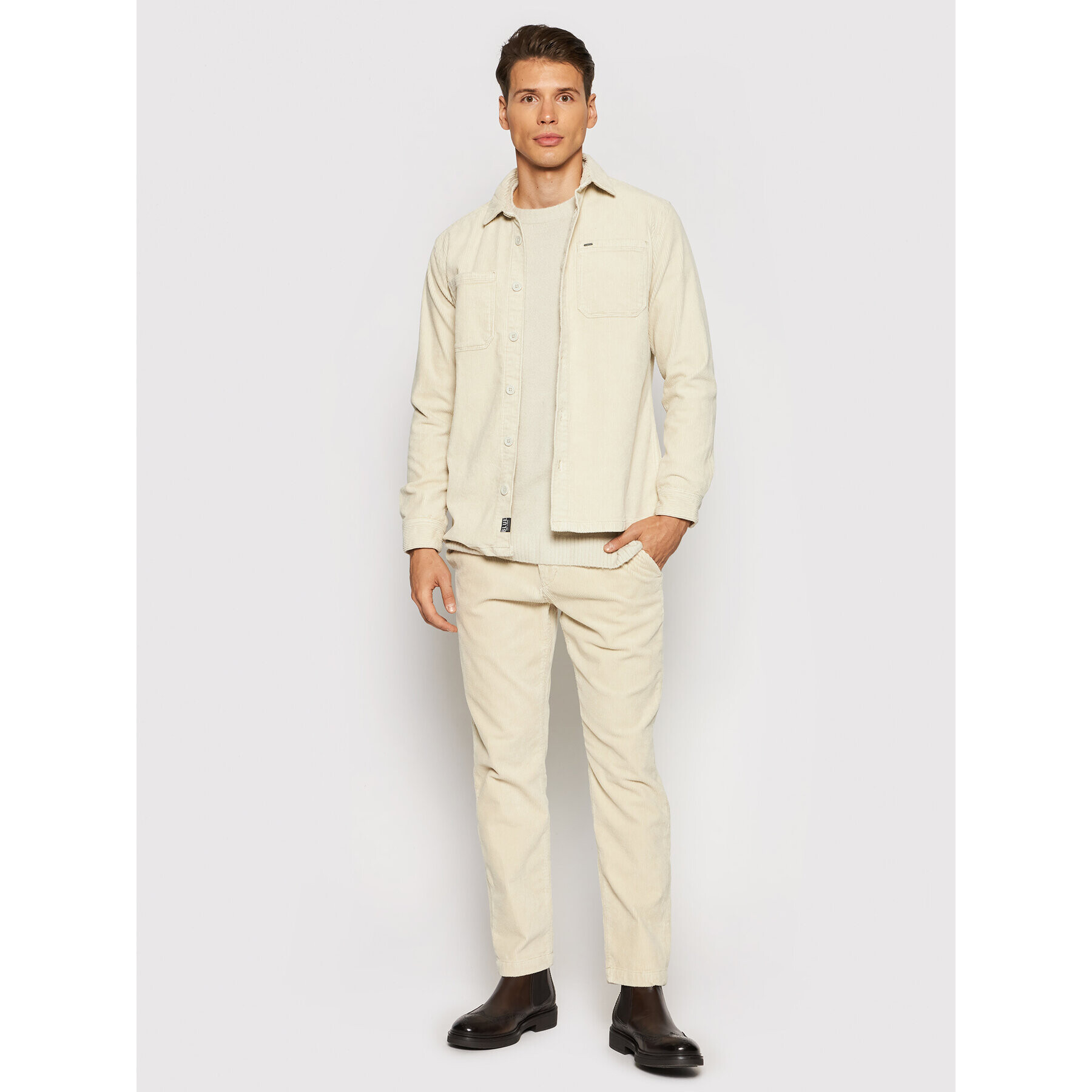 Only & Sons Риза Steen 22020424 Бял Regular Fit - Pepit.bg