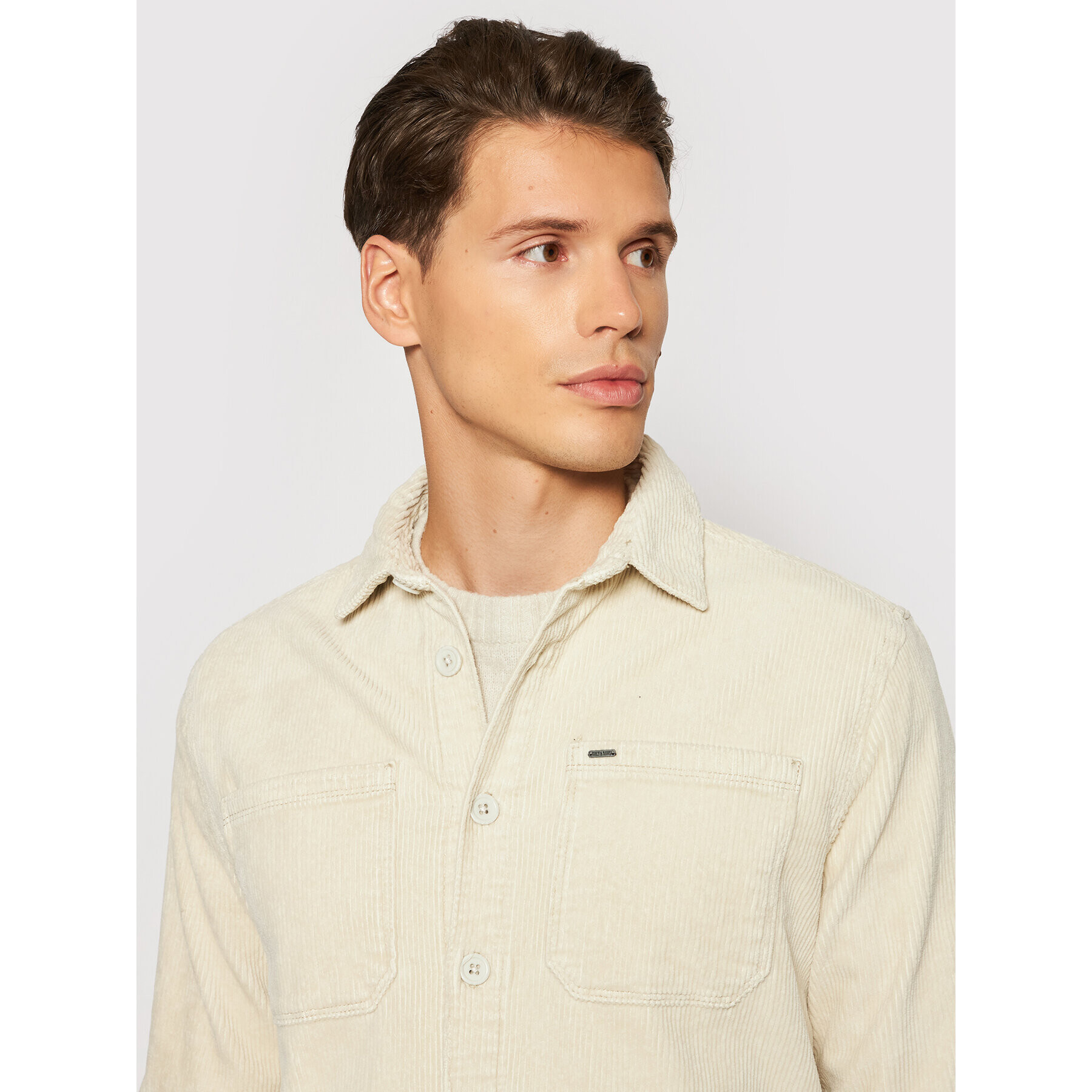 Only & Sons Риза Steen 22020424 Бял Regular Fit - Pepit.bg