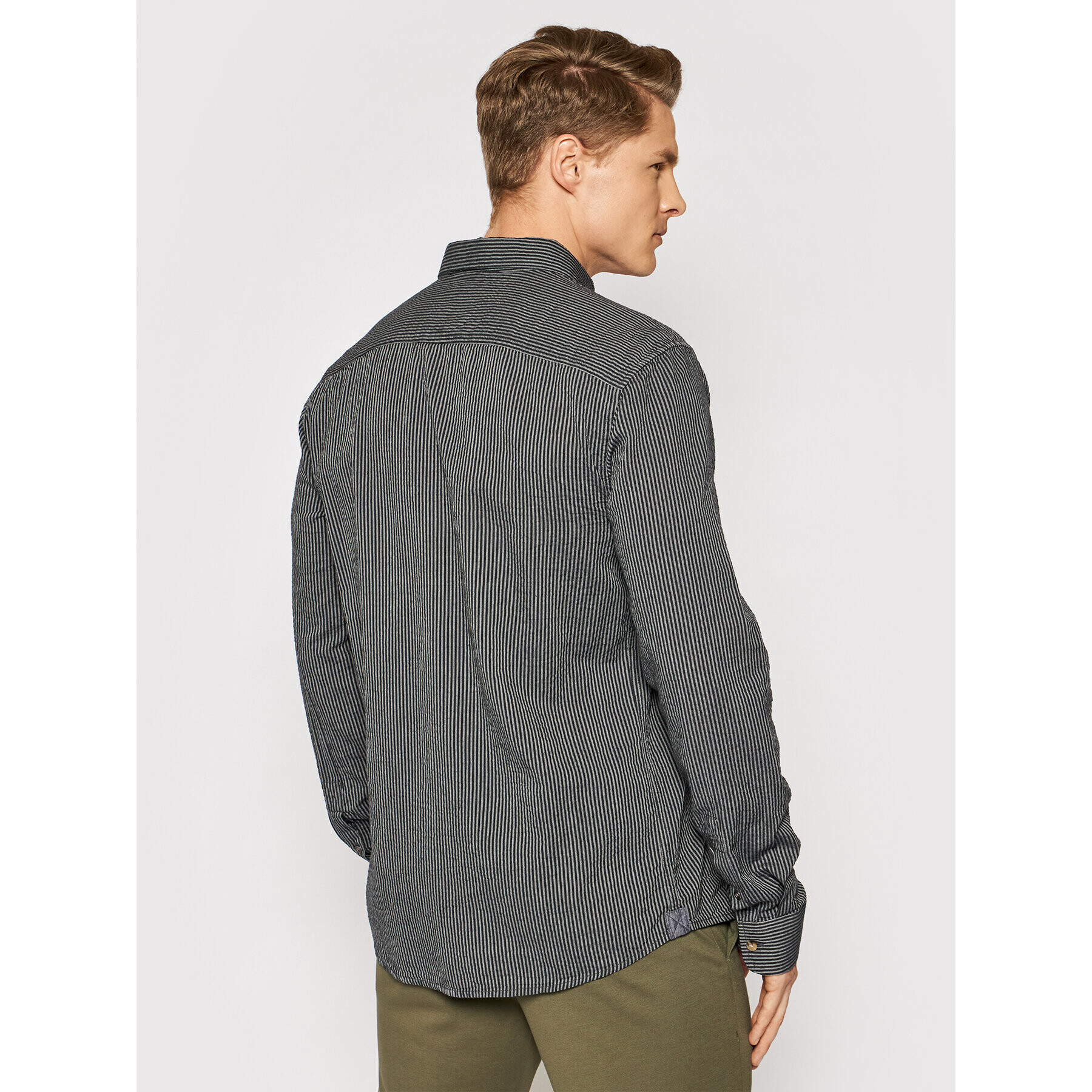 Only & Sons Риза Steve 22019165 Сив Slim Fit - Pepit.bg