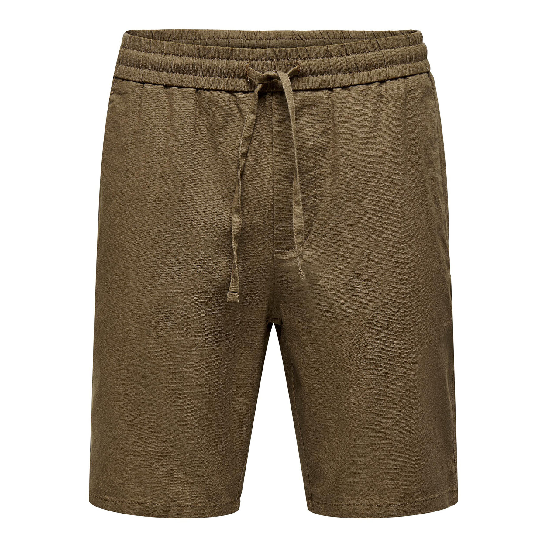Only & Sons Шорти от плат 22024967 Кафяв Loose Fit - Pepit.bg