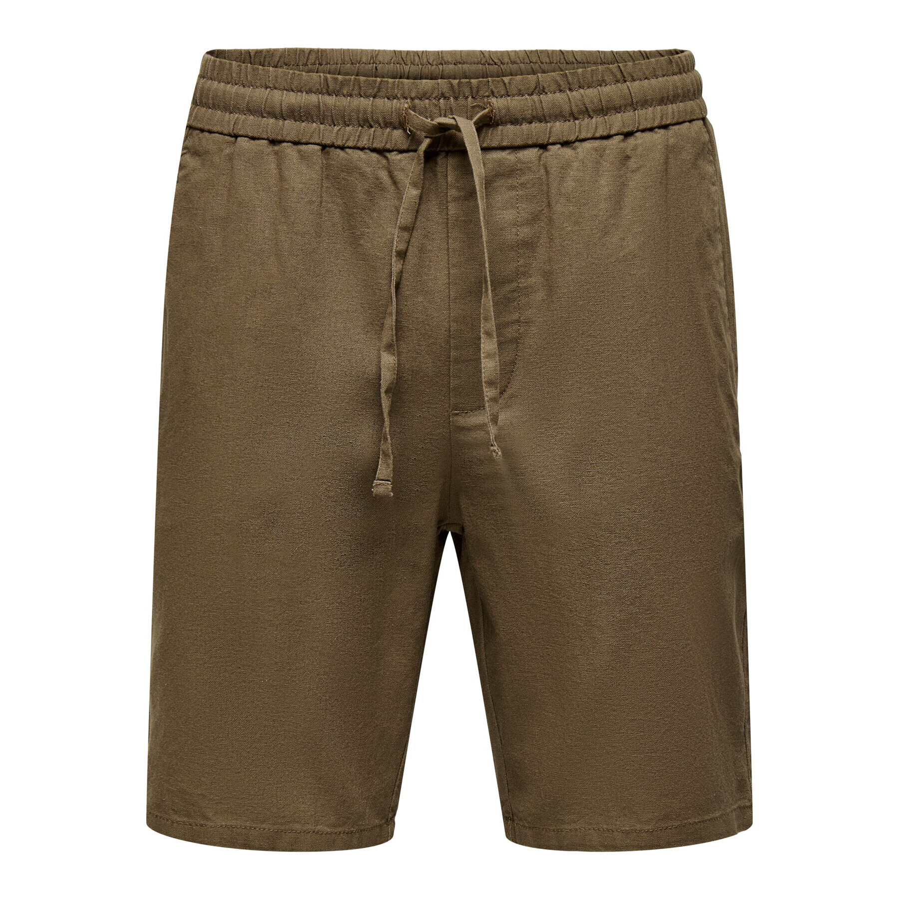 Only & Sons Шорти от плат 22024967 Кафяв Loose Fit - Pepit.bg